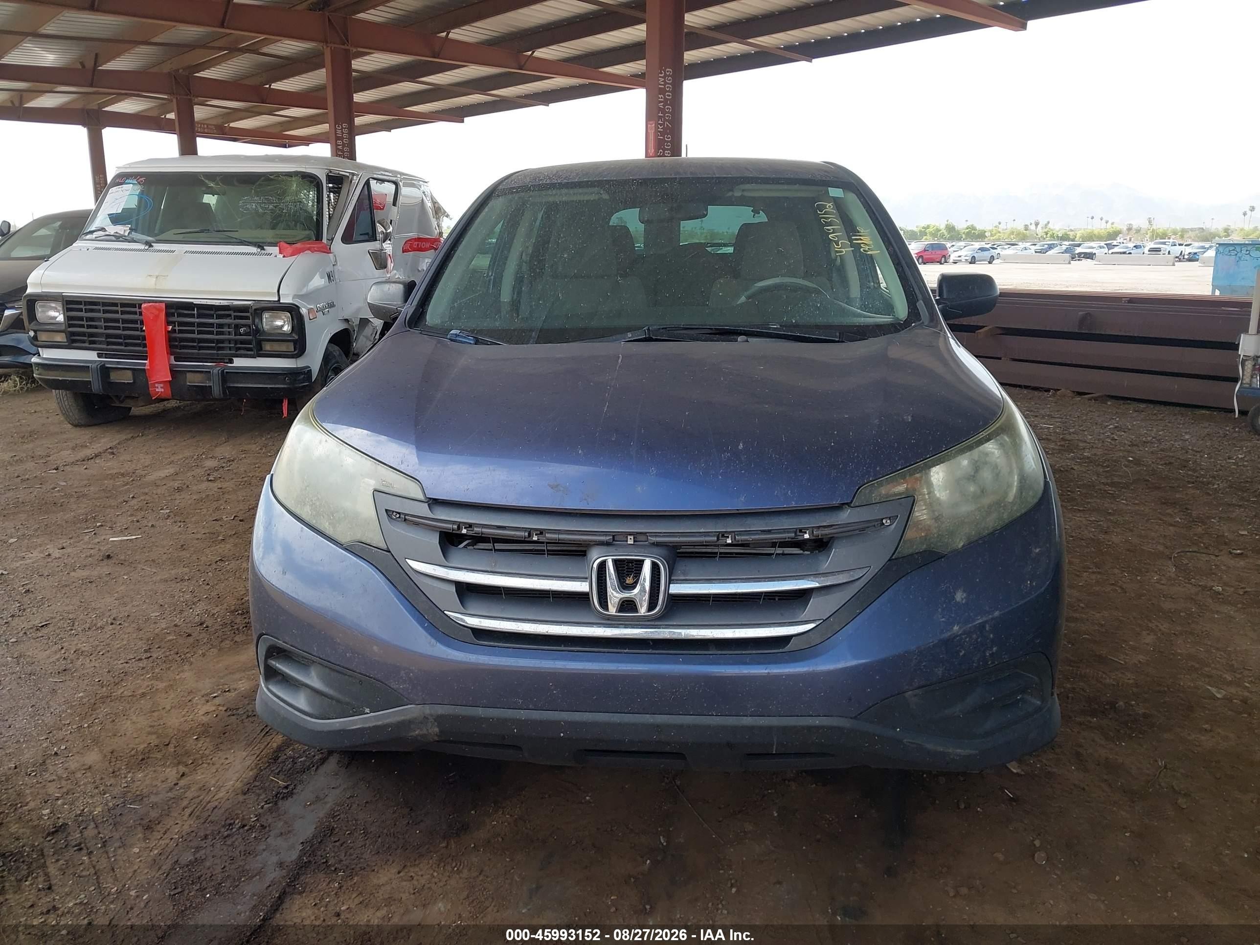 2013 Honda Cr-v Lx Gray vin: 2HKRM3H32DH520009