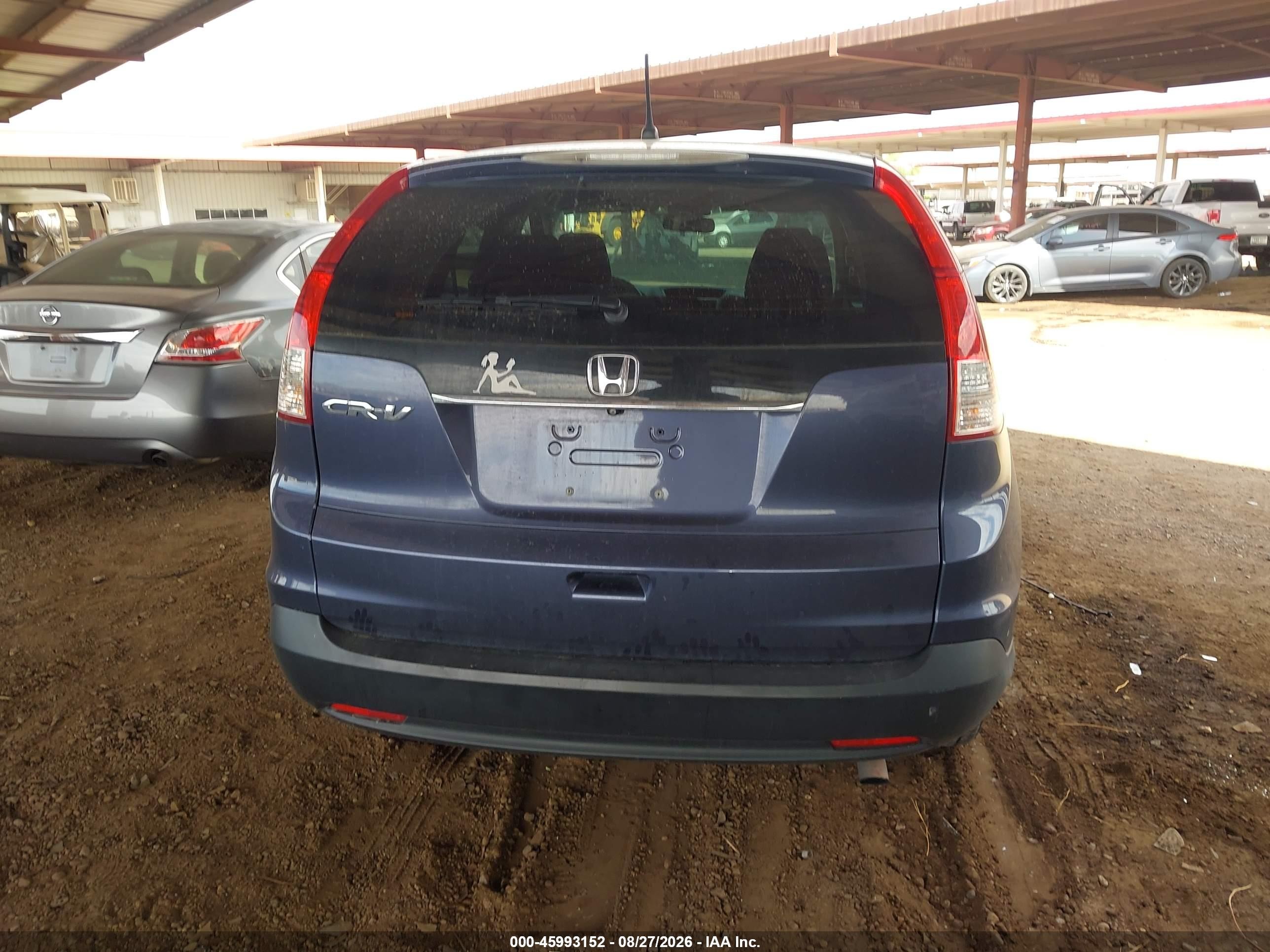 2013 Honda Cr-v Lx Gray vin: 2HKRM3H32DH520009