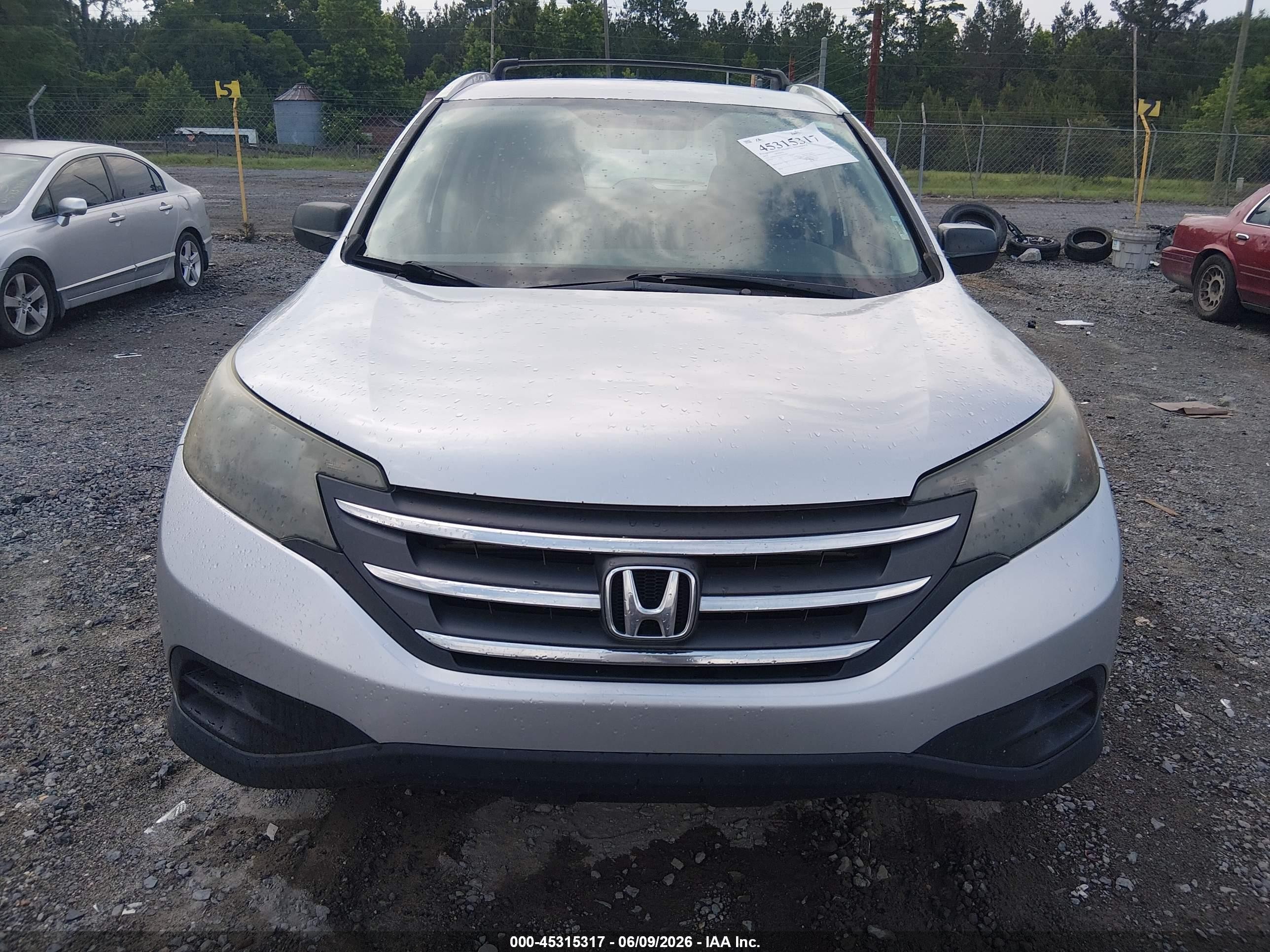 2014 Honda Cr-v Lx Silver vin: 2HKRM3H32EH529486