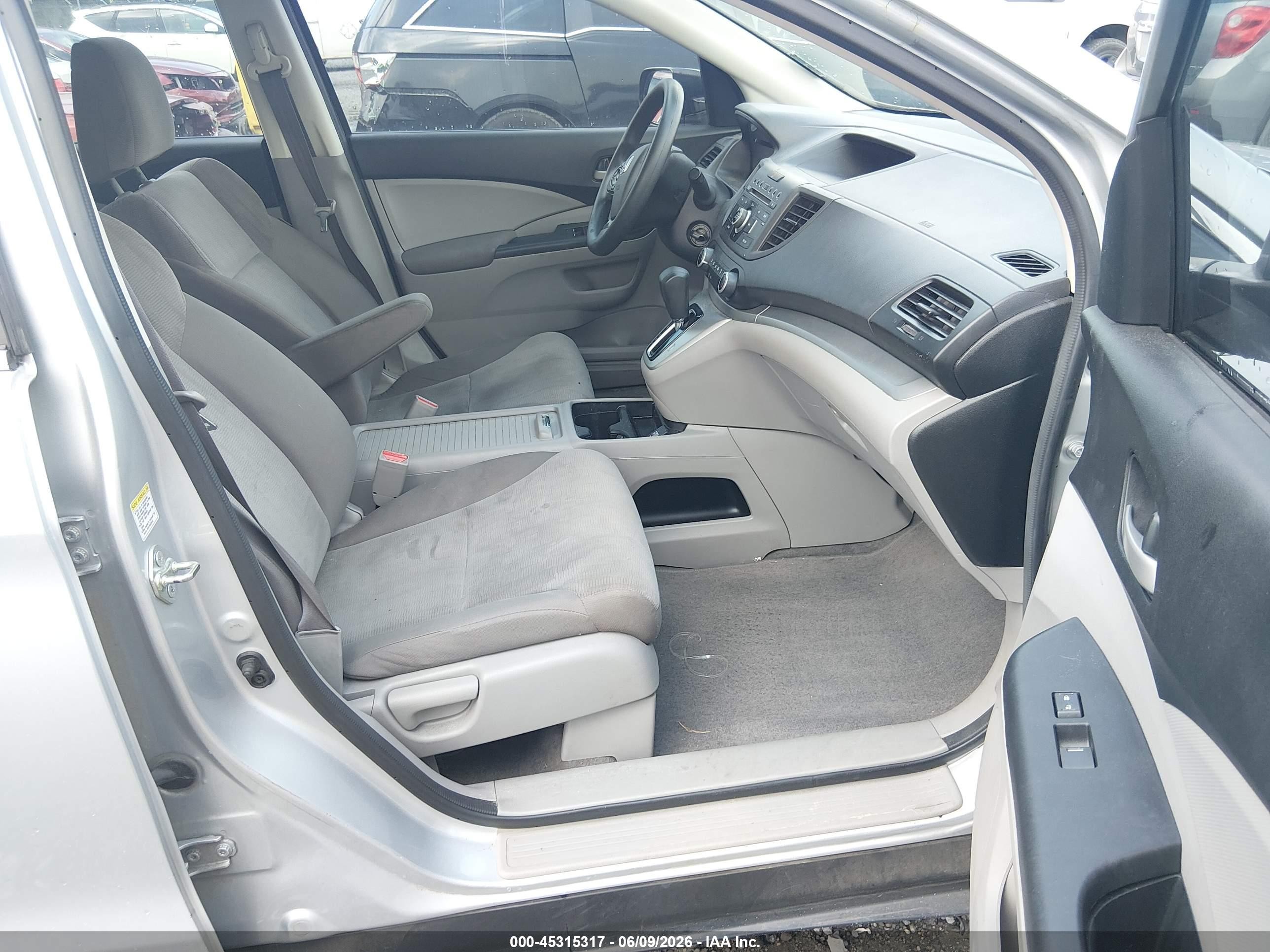 2014 Honda Cr-v Lx Silver vin: 2HKRM3H32EH529486