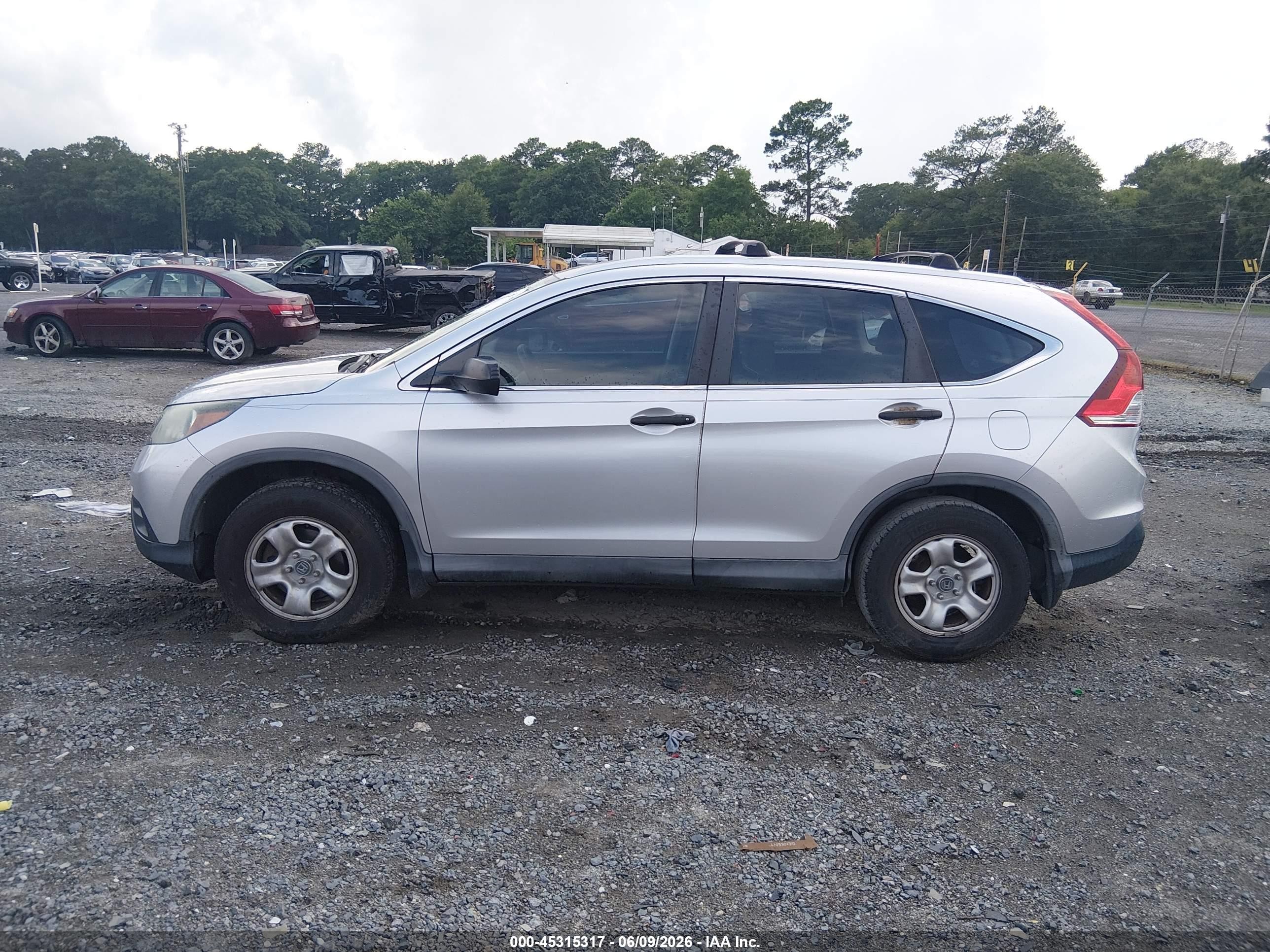 2014 Honda Cr-v Lx Silver vin: 2HKRM3H32EH529486