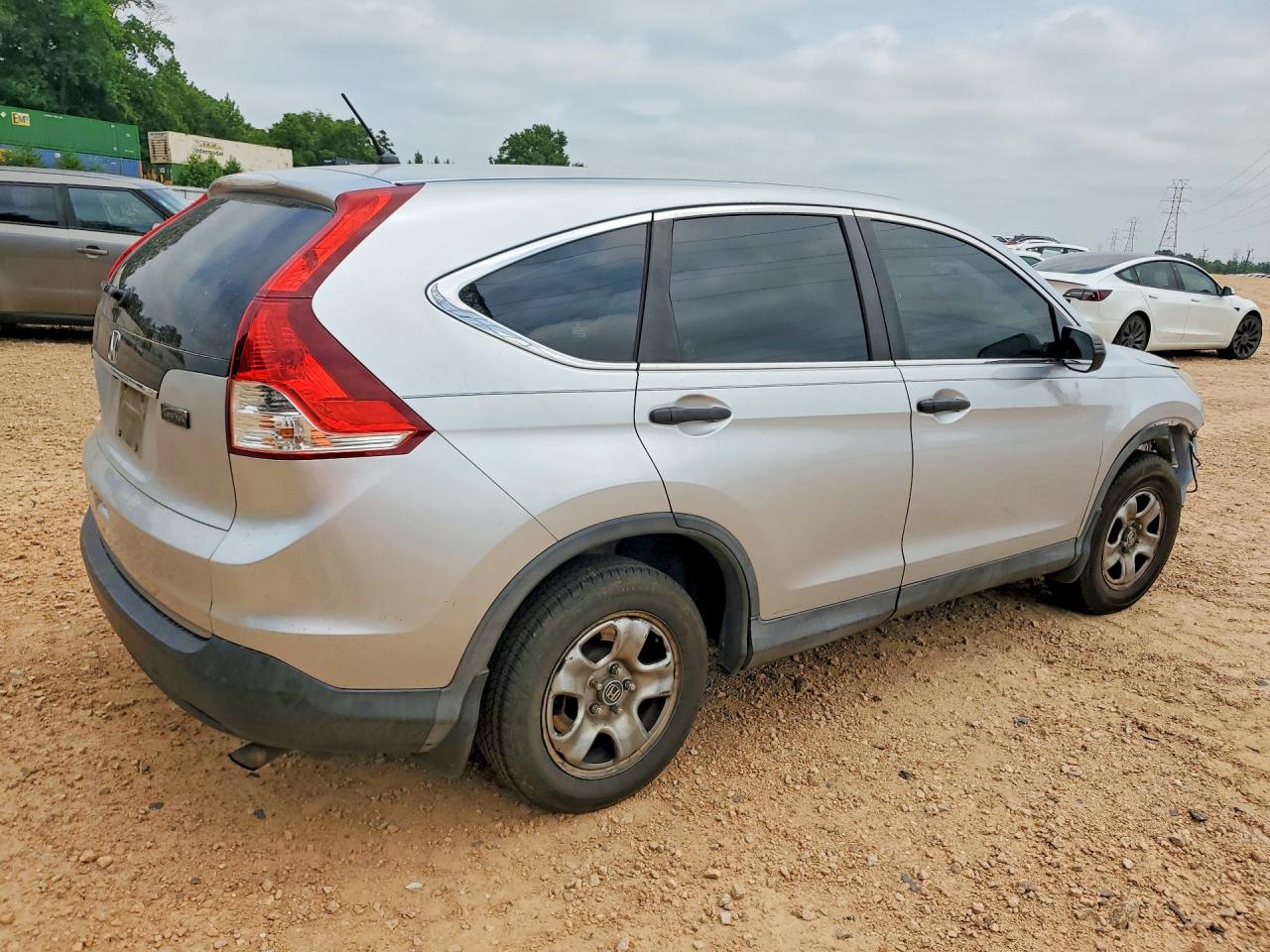 2014 Honda Cr-v Lx Silver vin: 2HKRM3H32EH531500