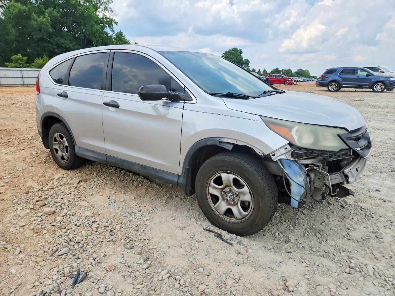 2014 Honda Cr-v Lx Silver vin: 2HKRM3H32EH531500