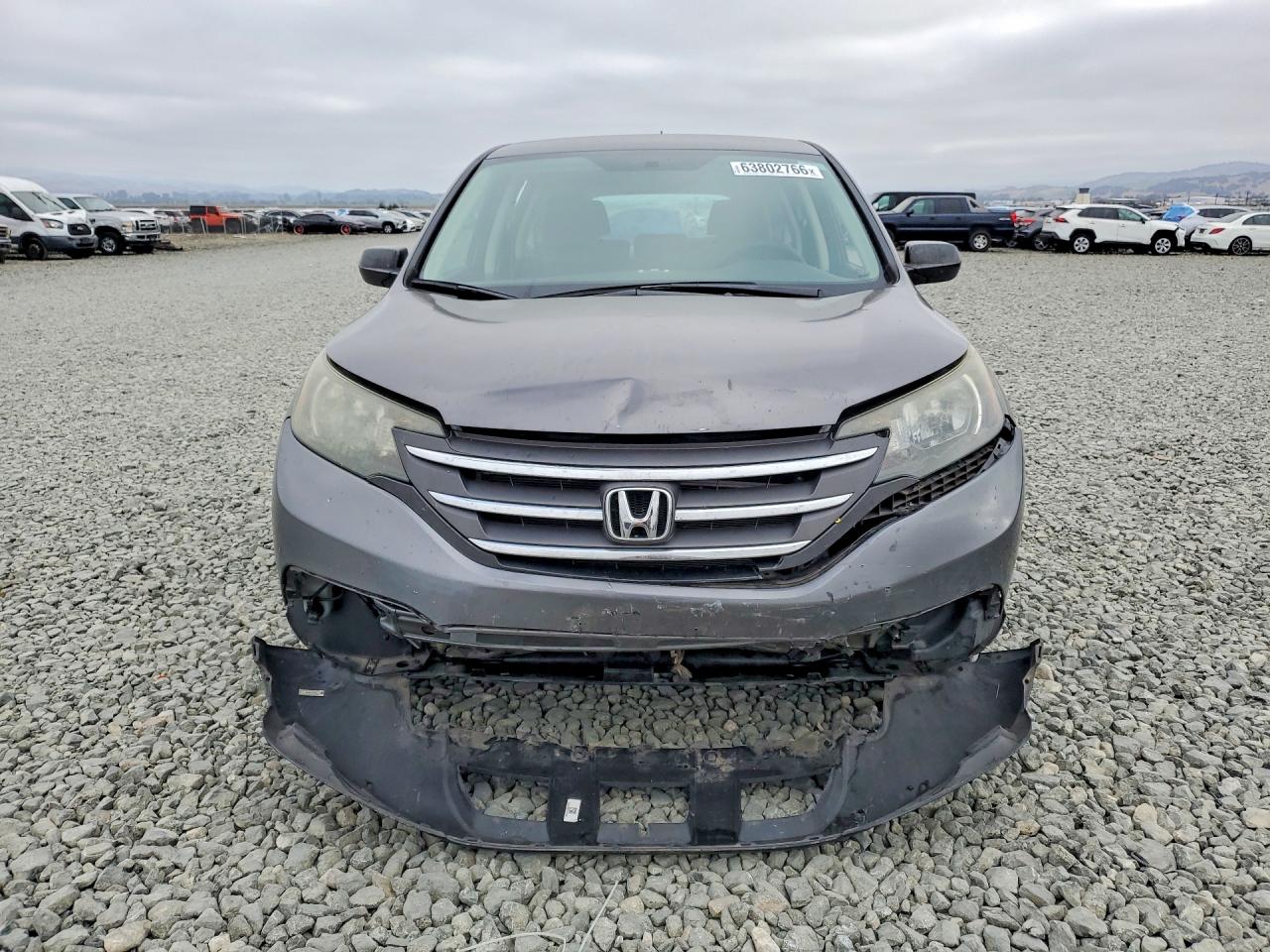 2014 Honda Cr-v Lx Серый vin: 2HKRM3H32EH535904