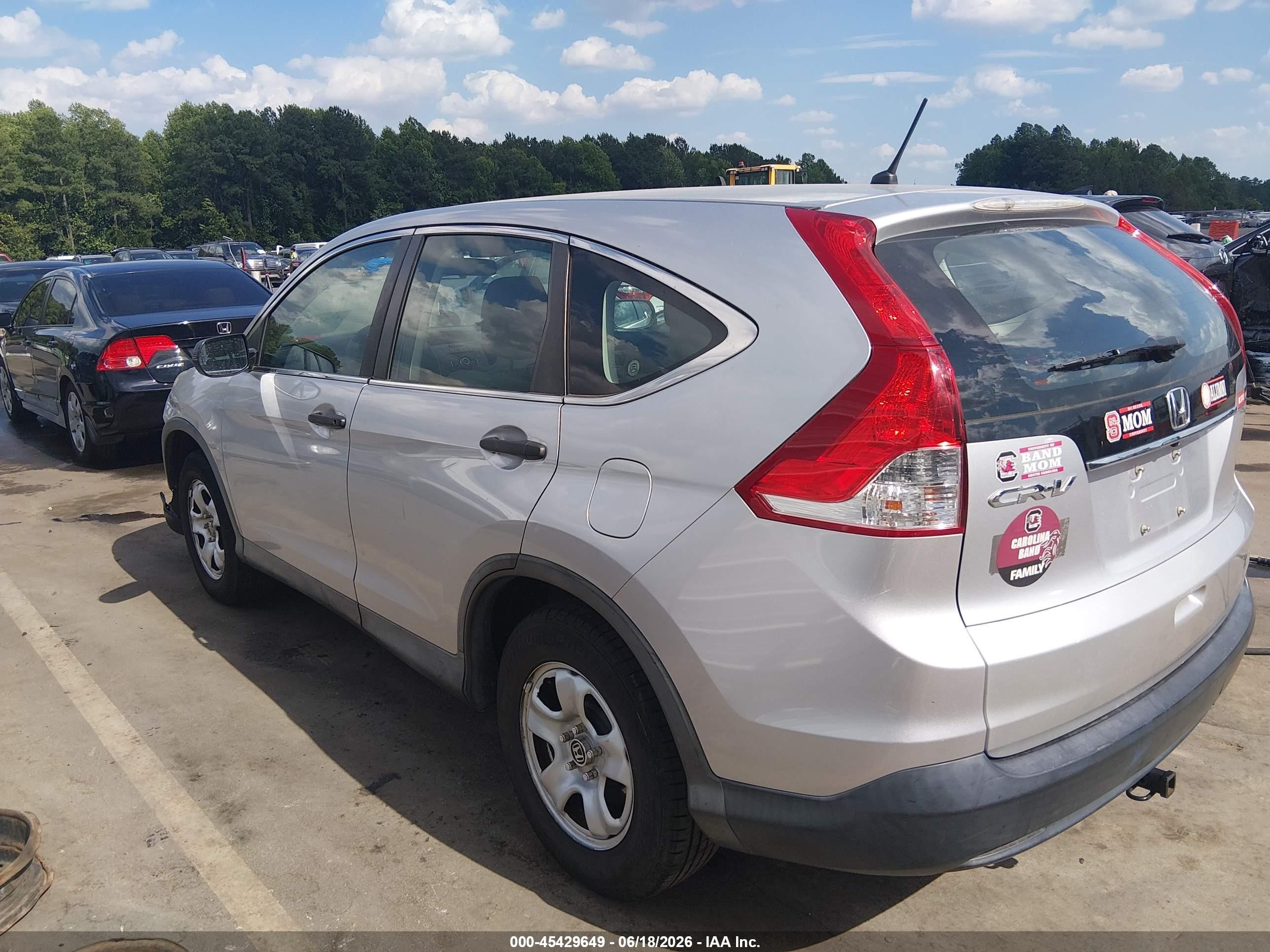 2014 Honda Cr-v Lx Серебряный vin: 2HKRM3H32EH538947
