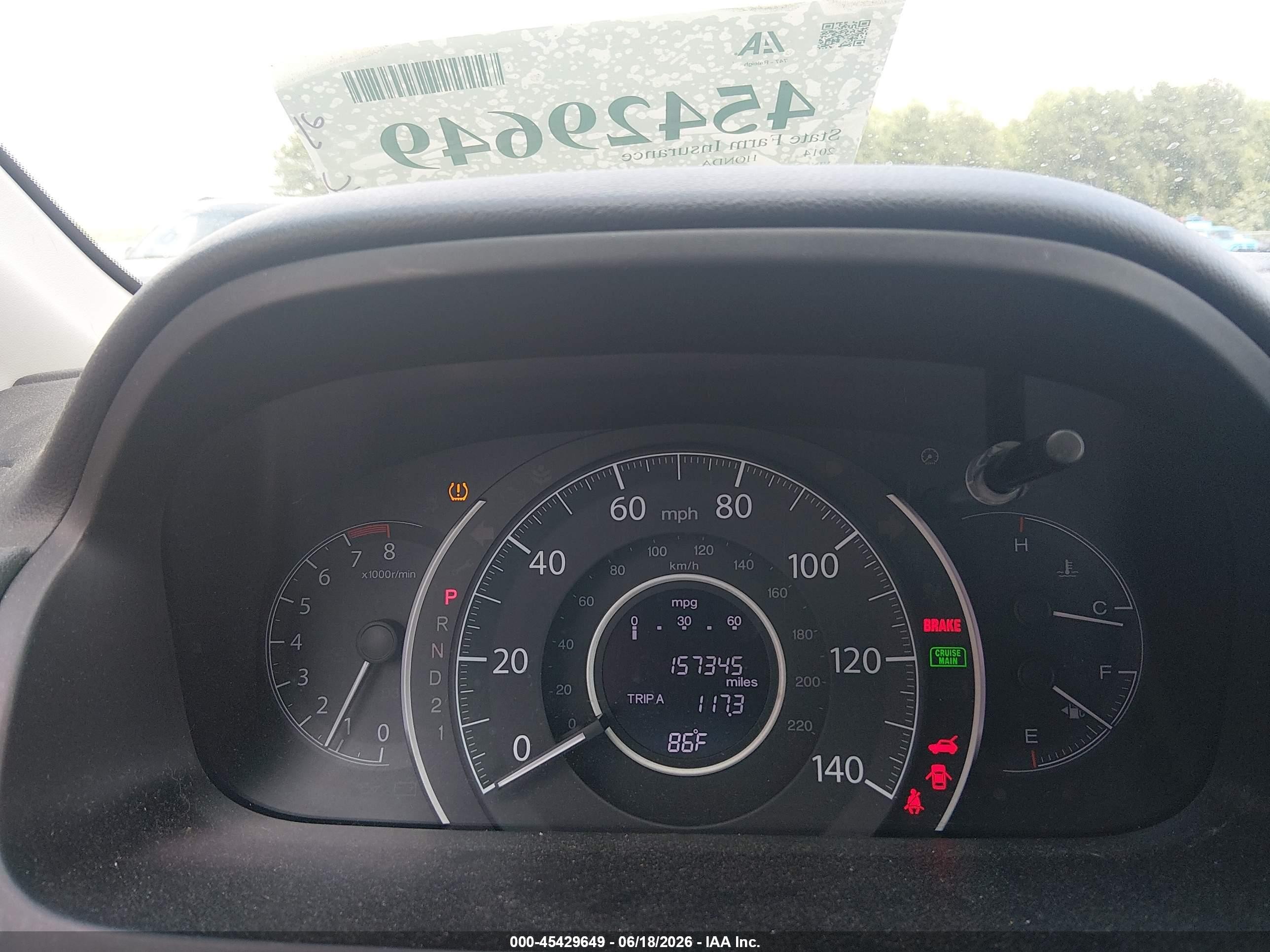 2014 Honda Cr-v Lx Серебряный vin: 2HKRM3H32EH538947