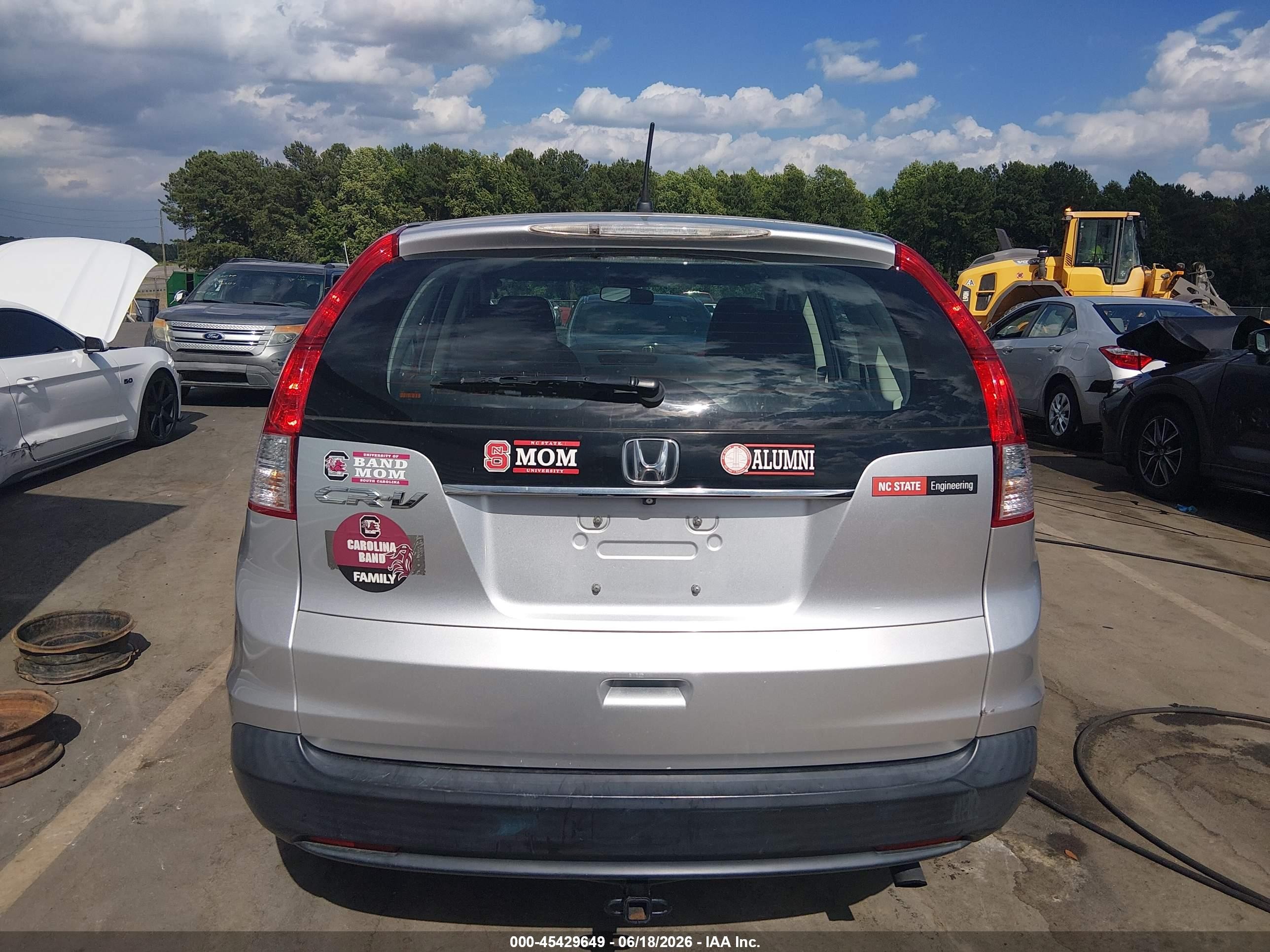 2014 Honda Cr-v Lx Серебряный vin: 2HKRM3H32EH538947