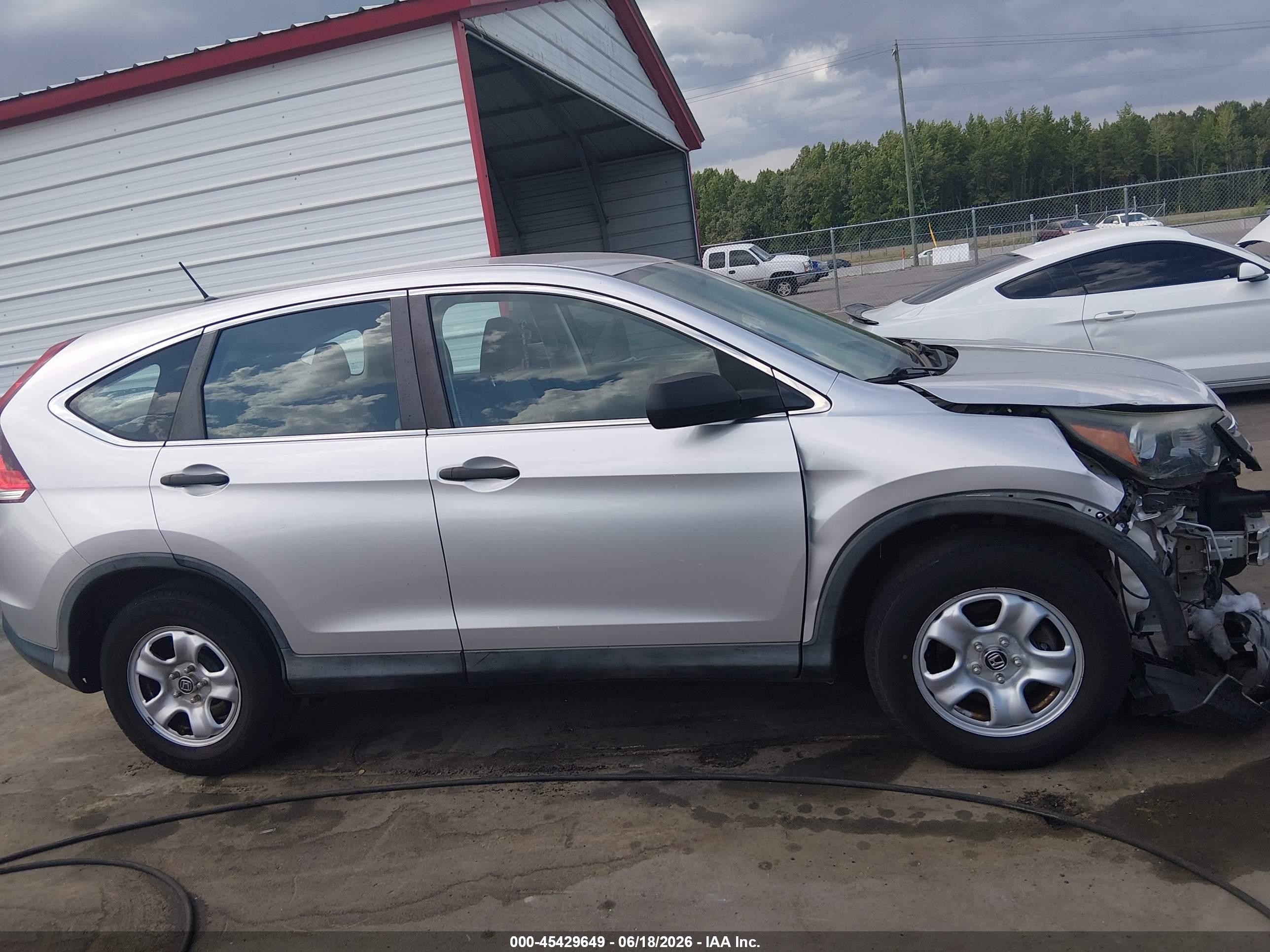 2014 Honda Cr-v Lx Серебряный vin: 2HKRM3H32EH538947