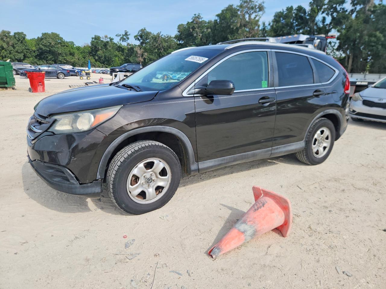 2014 Honda Cr-v Lx Black vin: 2HKRM3H32EH549267