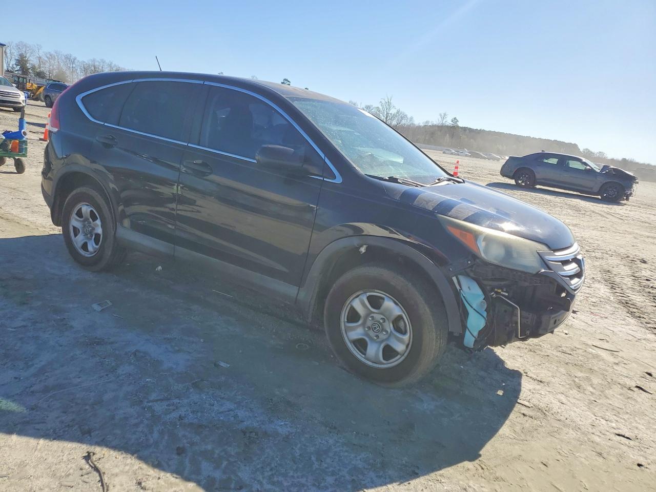 2014 Honda Cr-v Lx Black vin: 2HKRM3H32EH565257