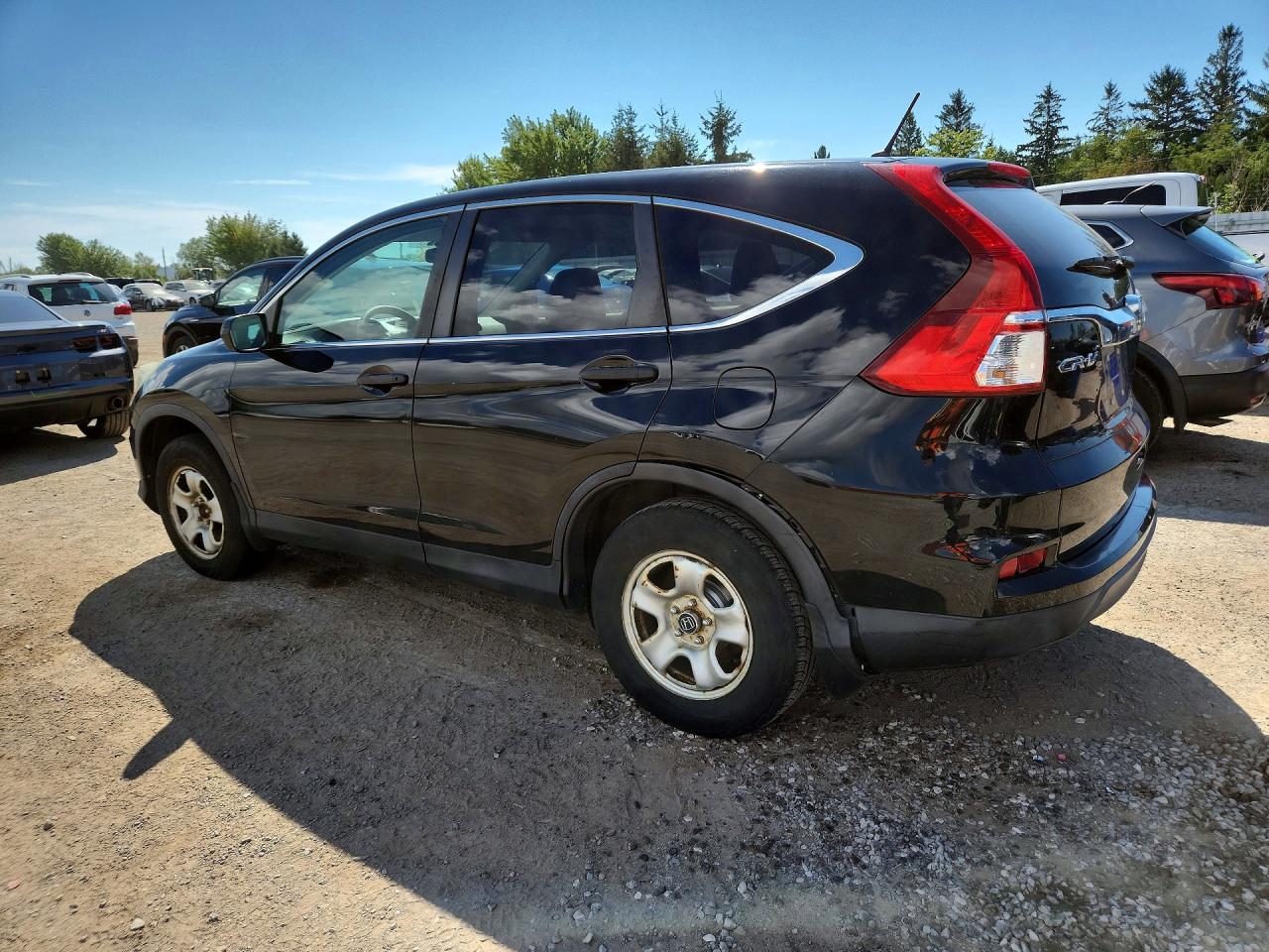 2015 Honda Cr-v Lx Black vin: 2HKRM3H32FH000458