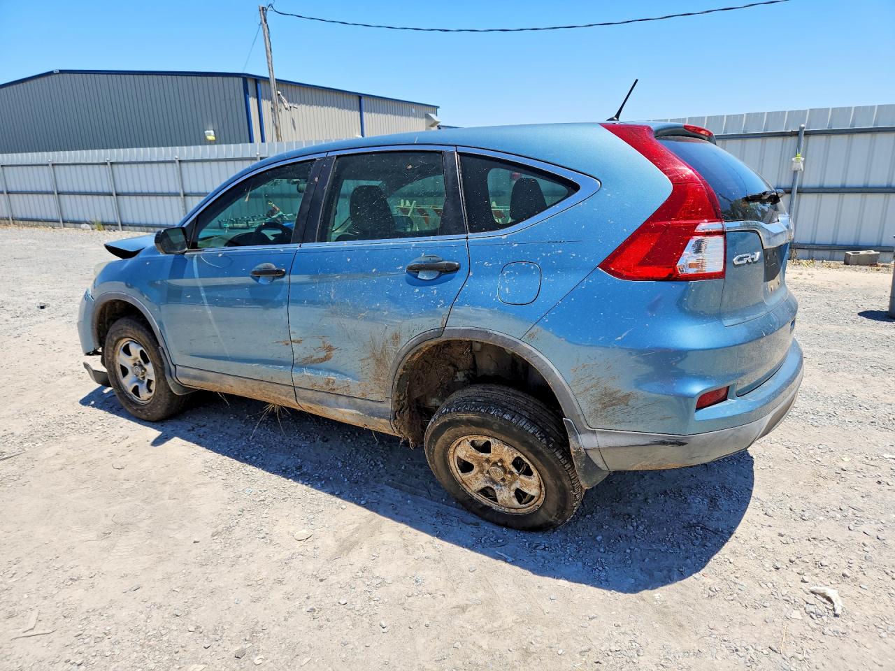 2015 Honda Cr-v Lx Blue vin: 2HKRM3H32FH506436