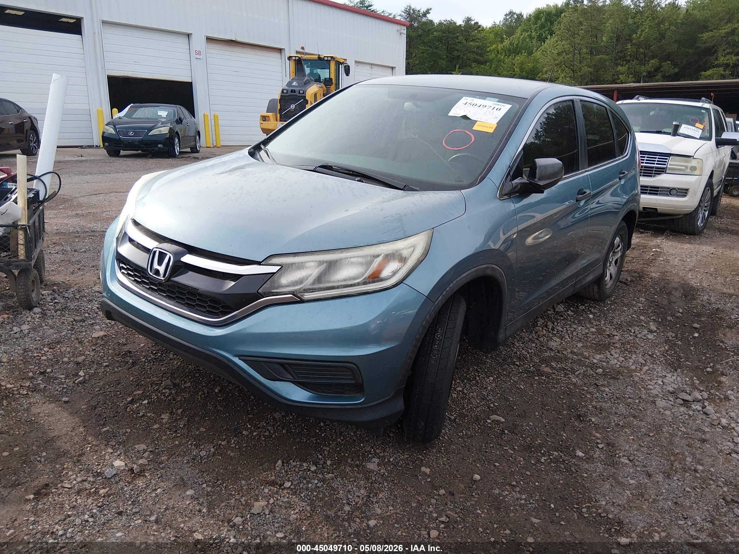 2015 Honda Cr-v Lx Синий vin: 2HKRM3H32FH519543