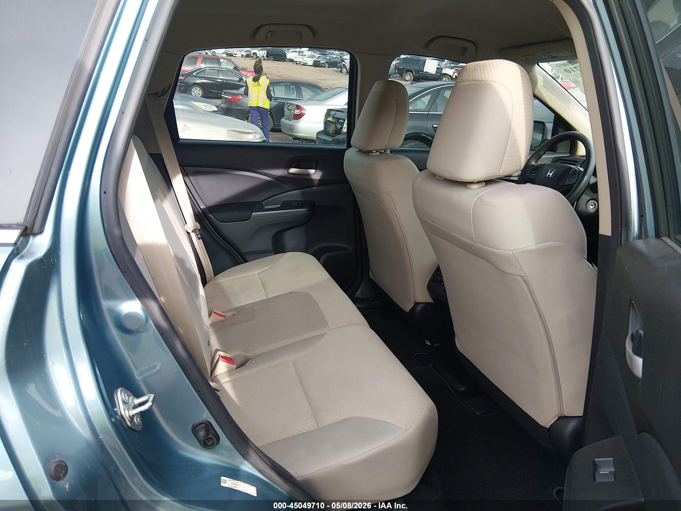 2015 Honda Cr-v Lx Синий vin: 2HKRM3H32FH519543