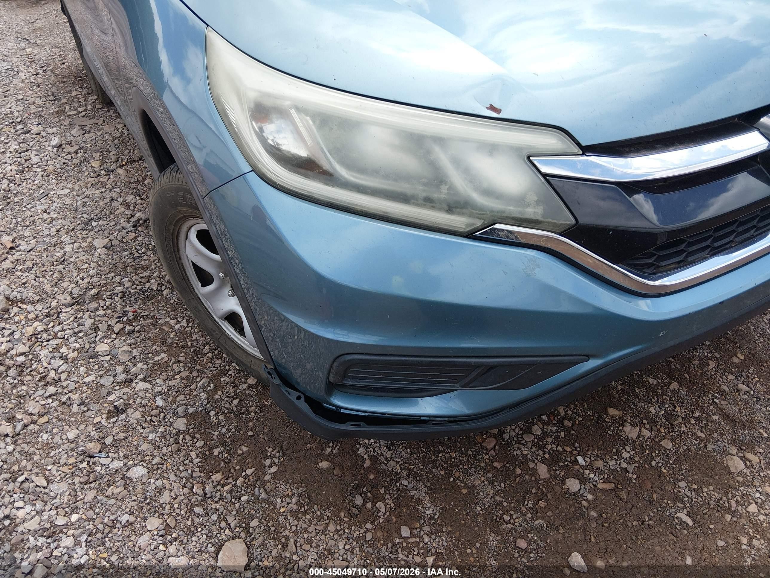 2015 Honda Cr-v Lx Синий vin: 2HKRM3H32FH519543