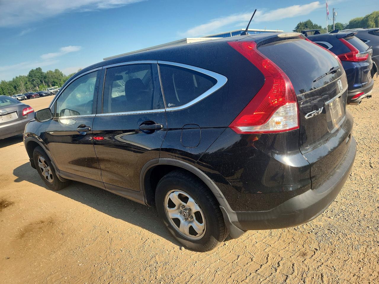 2012 Honda Cr-v Lx Black vin: 2HKRM3H33CH001338