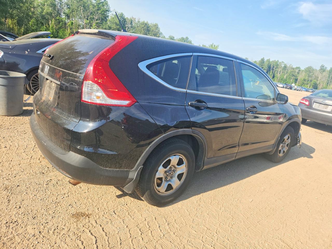 2012 Honda Cr-v Lx Black vin: 2HKRM3H33CH001338