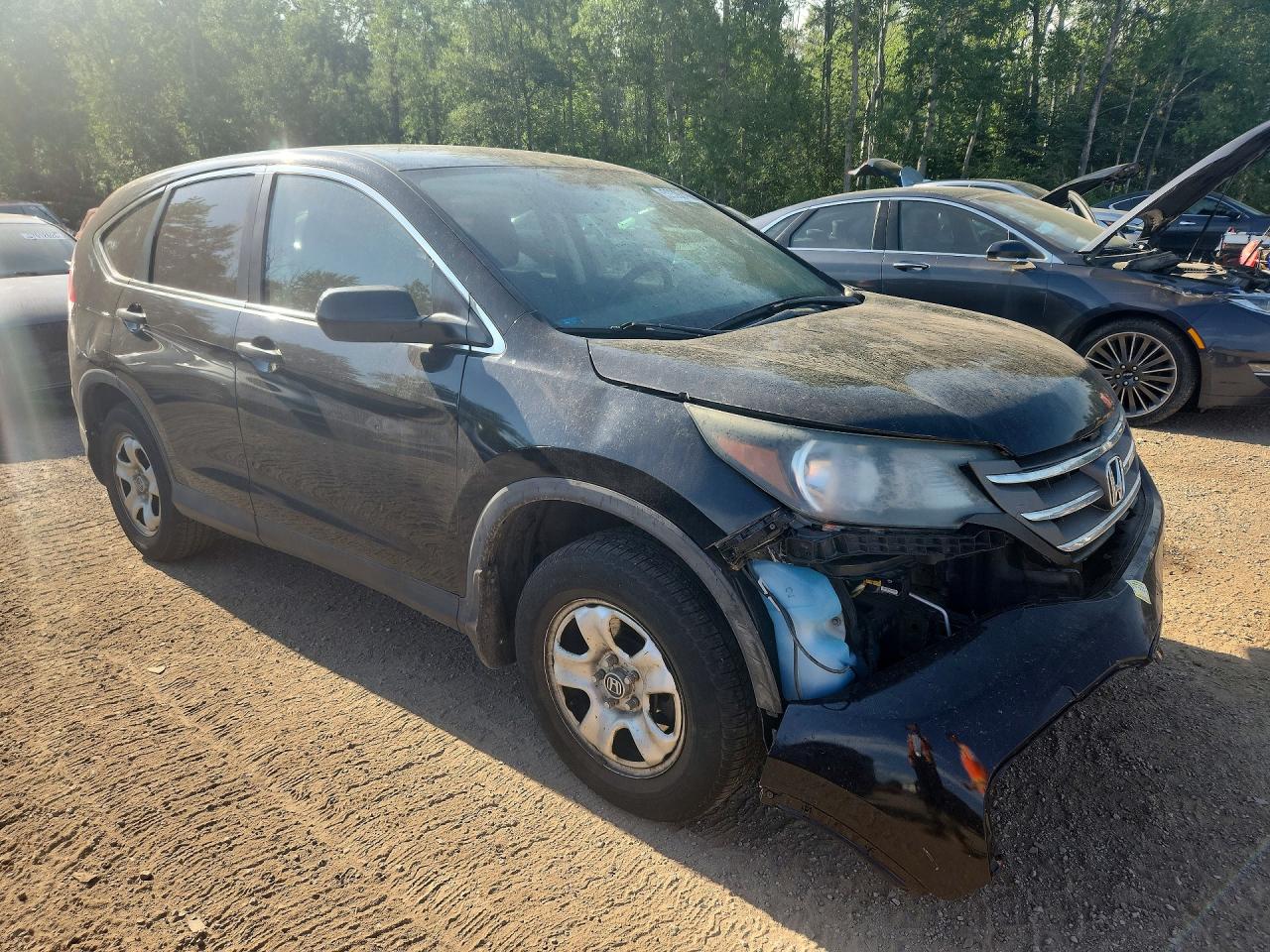 2012 Honda Cr-v Lx Black vin: 2HKRM3H33CH001338