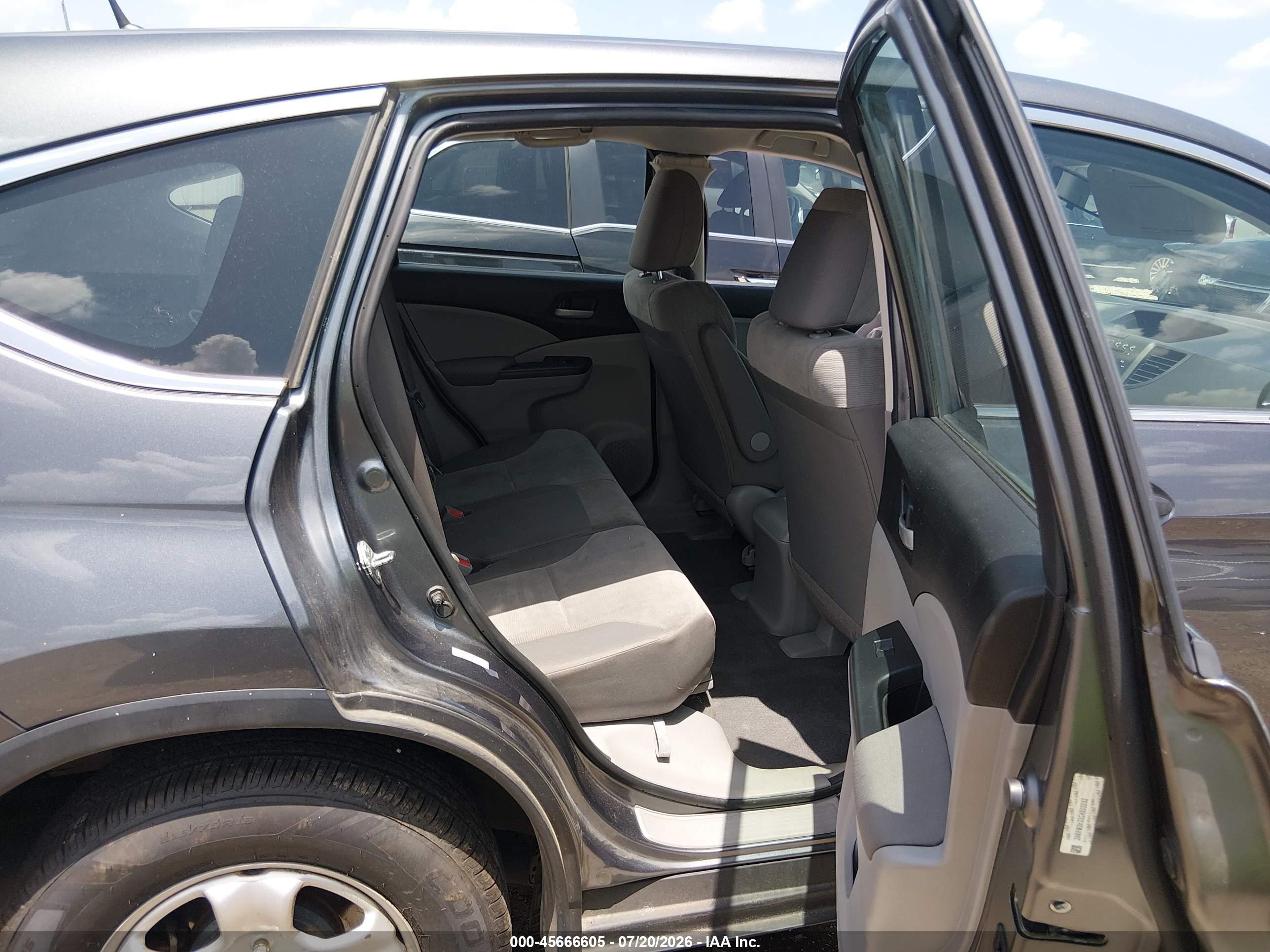 2012 Honda Cr-v Lx Серый vin: 2HKRM3H33CH502052