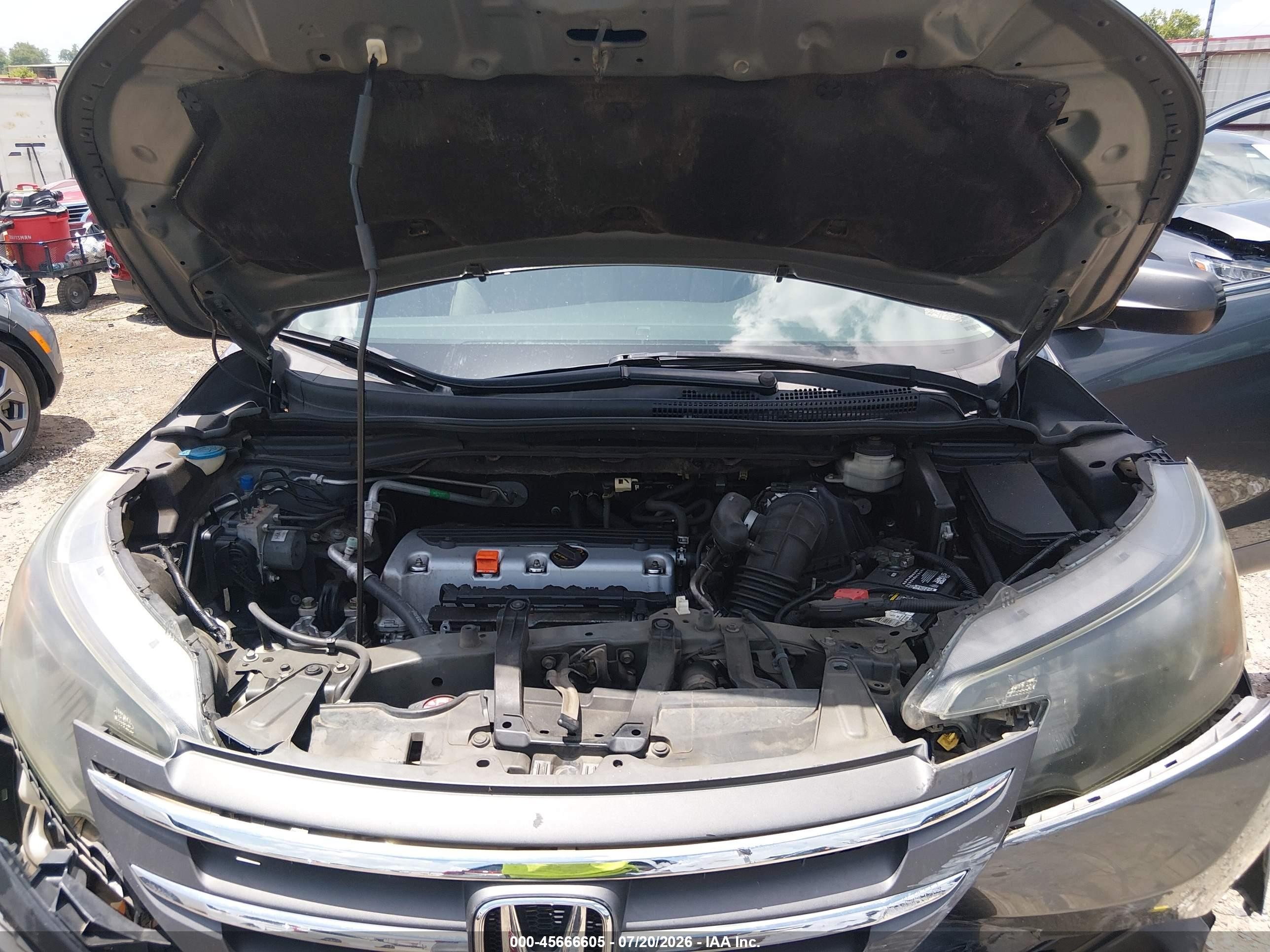 2012 Honda Cr-v Lx Серый vin: 2HKRM3H33CH502052