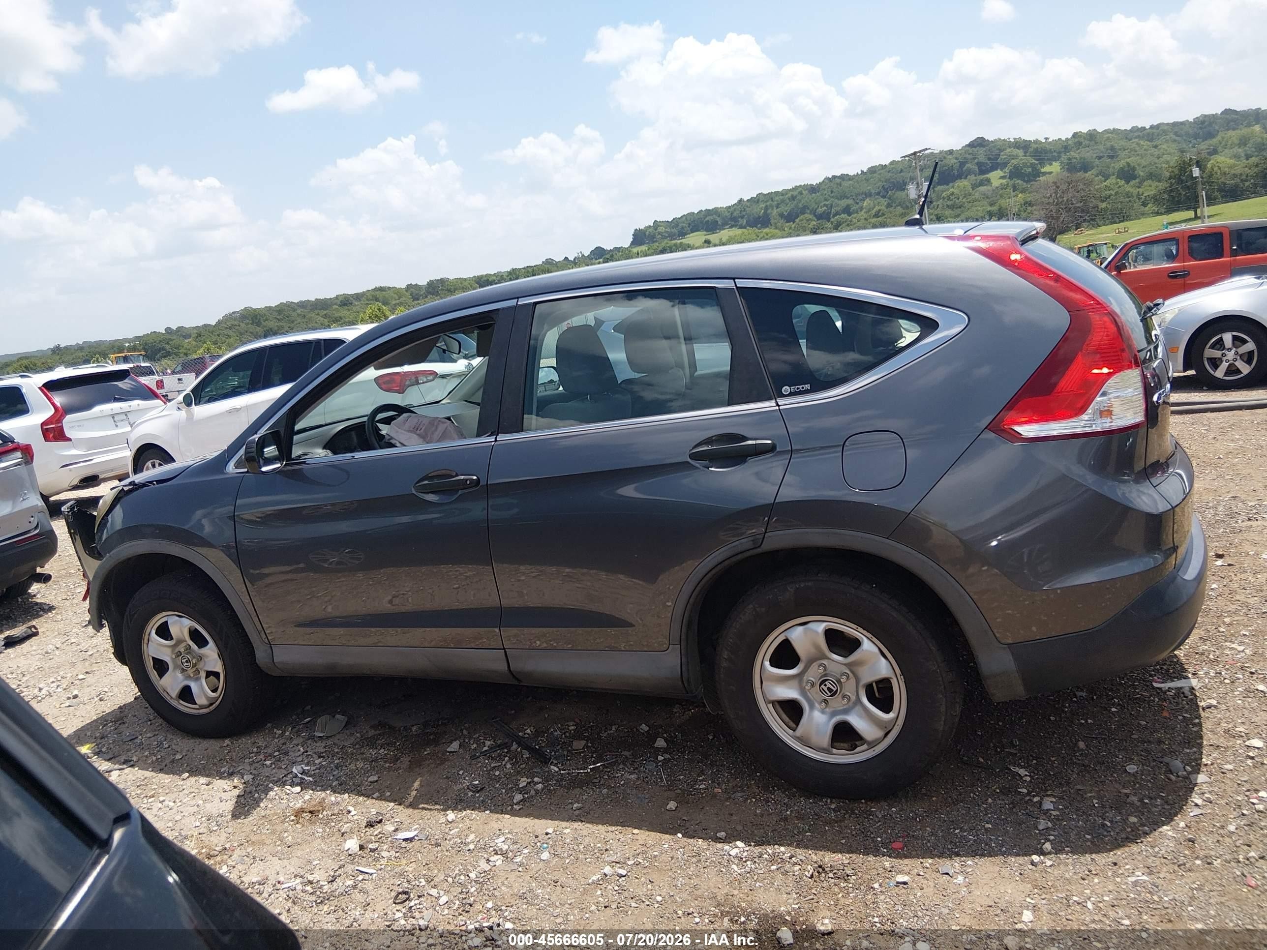 2012 Honda Cr-v Lx Серый vin: 2HKRM3H33CH502052