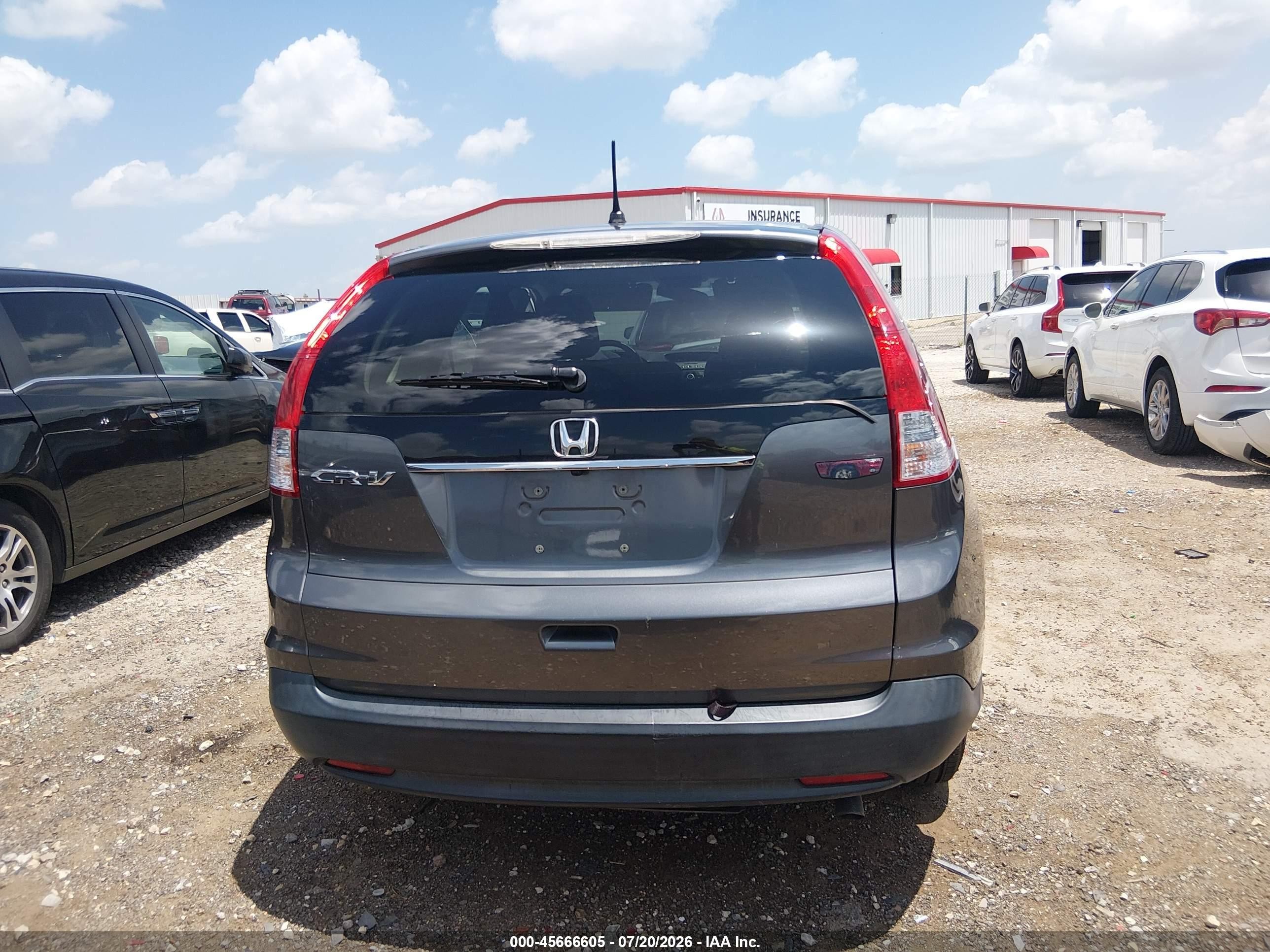 2012 Honda Cr-v Lx Серый vin: 2HKRM3H33CH502052