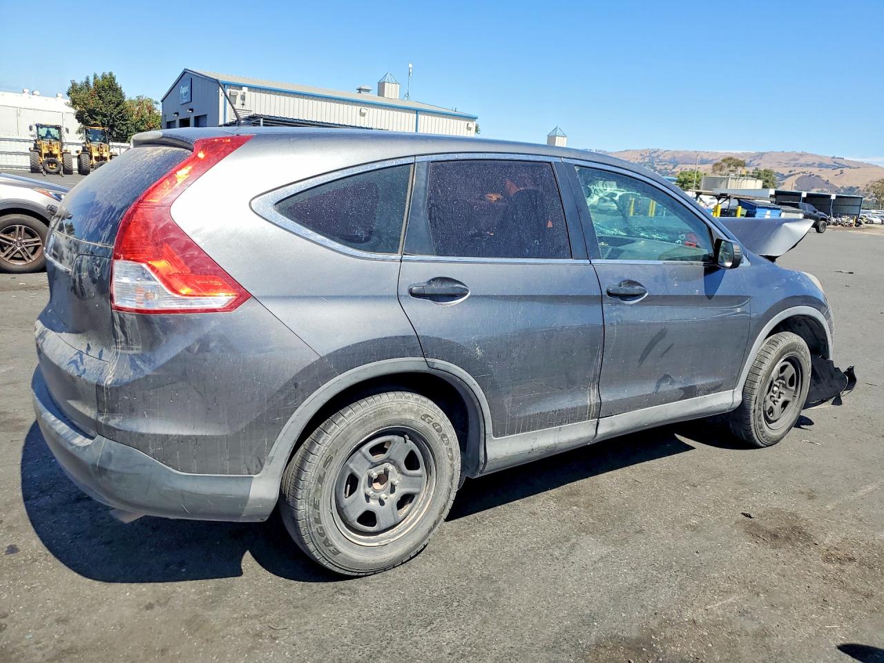 2012 Honda Cr-v Lx Gray vin: 2HKRM3H33CH502097