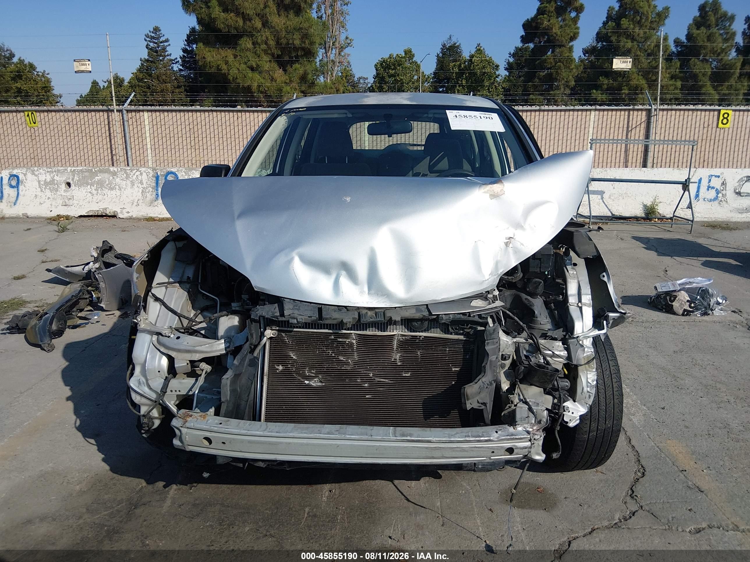 2012 Honda Cr-v Lx Silver vin: 2HKRM3H33CH512015