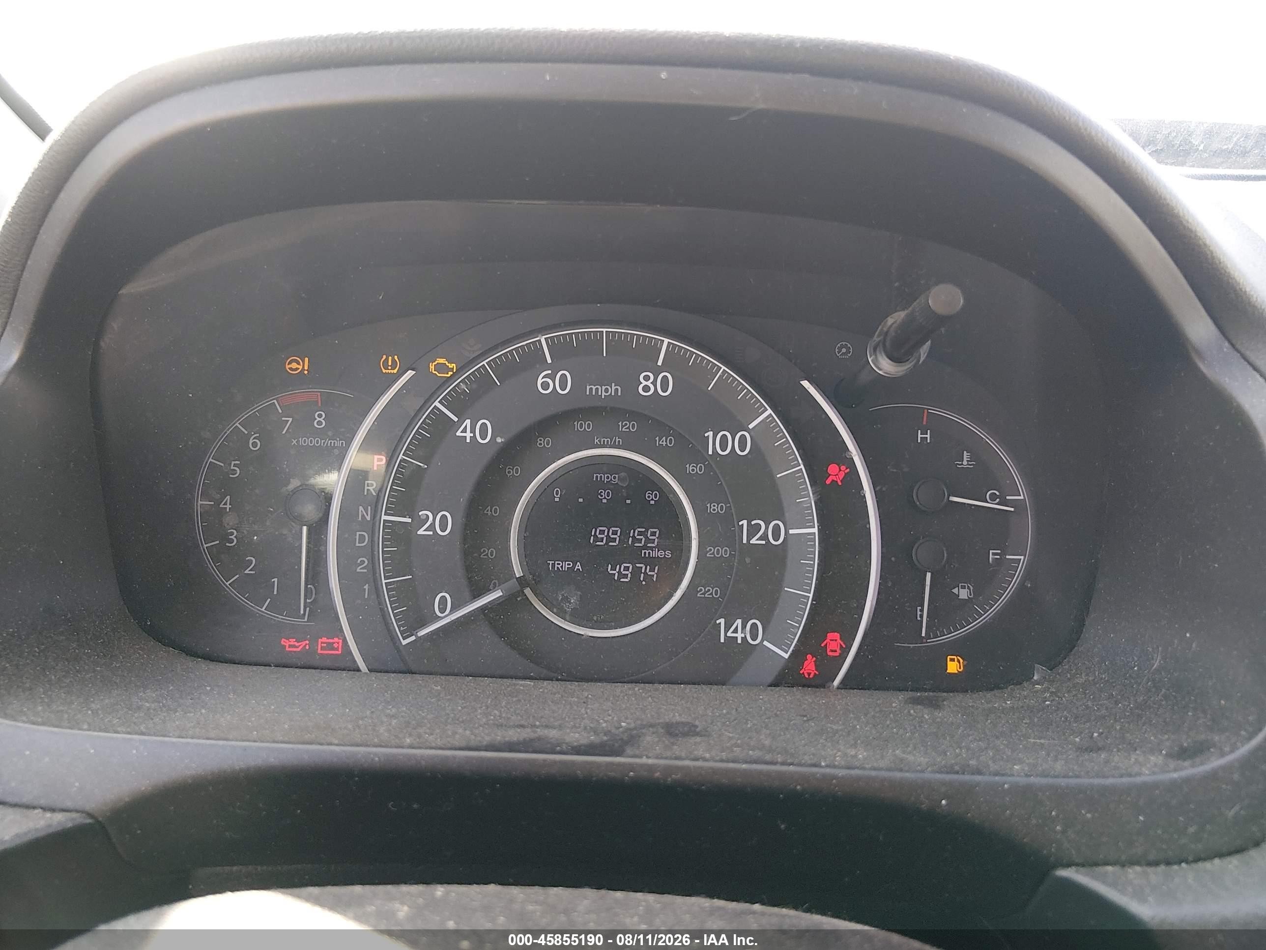 2012 Honda Cr-v Lx Silver vin: 2HKRM3H33CH512015