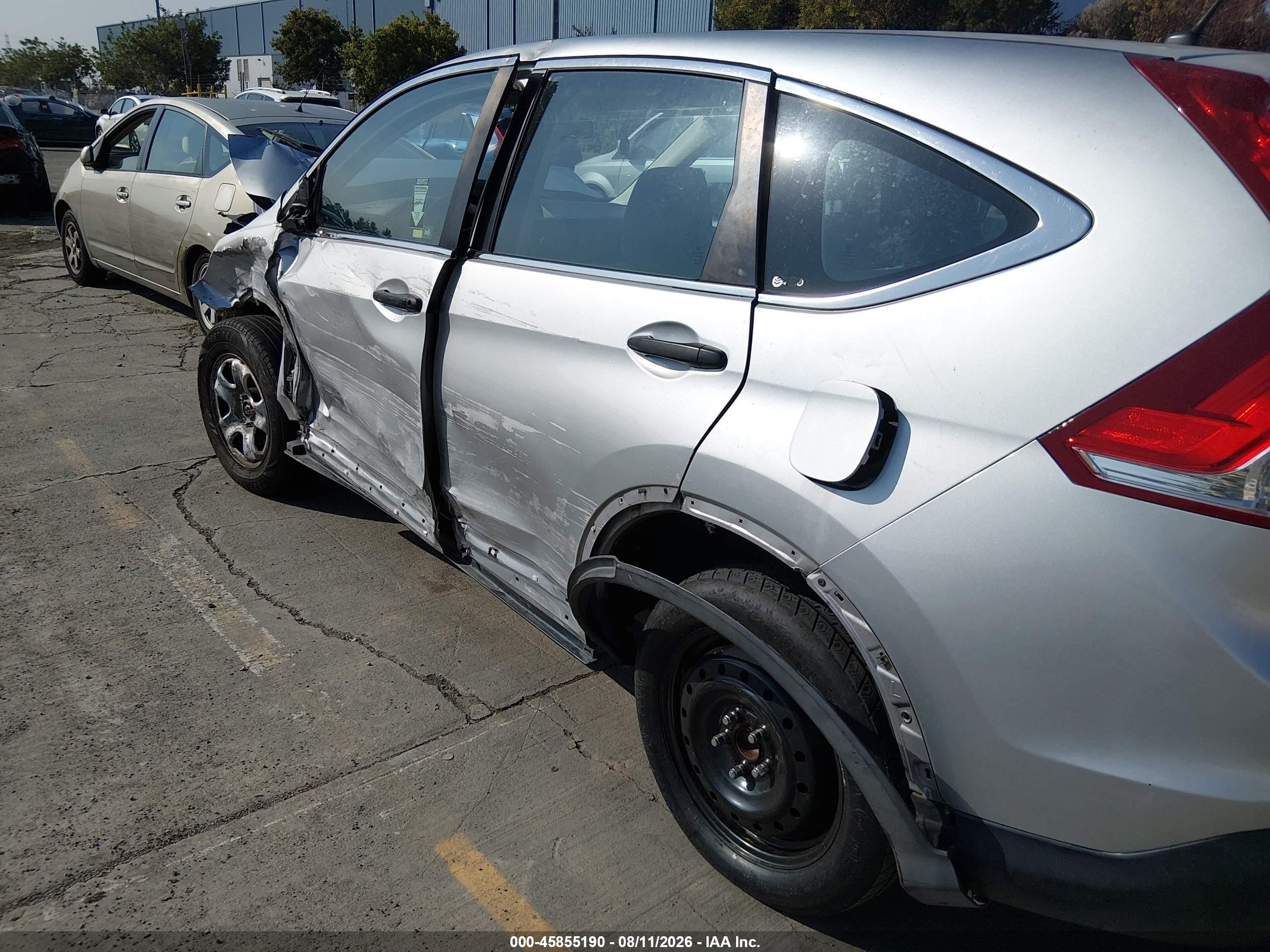 2012 Honda Cr-v Lx Silver vin: 2HKRM3H33CH512015