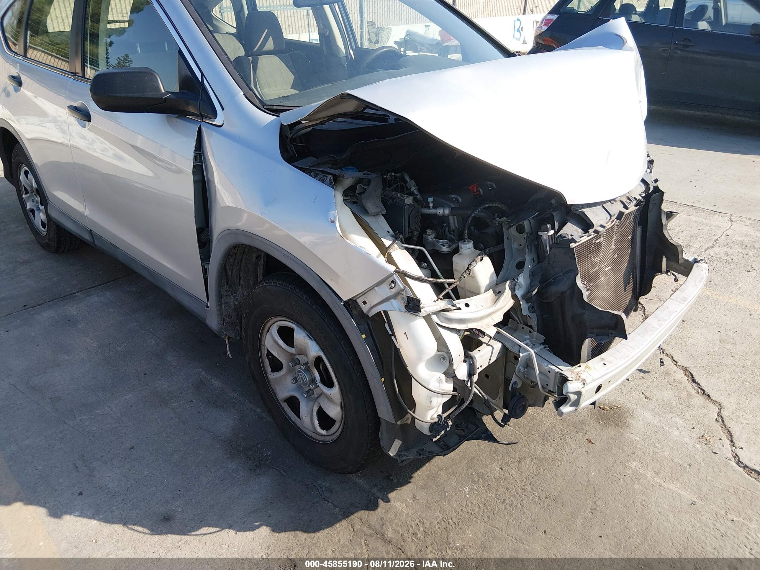 2012 Honda Cr-v Lx Silver vin: 2HKRM3H33CH512015