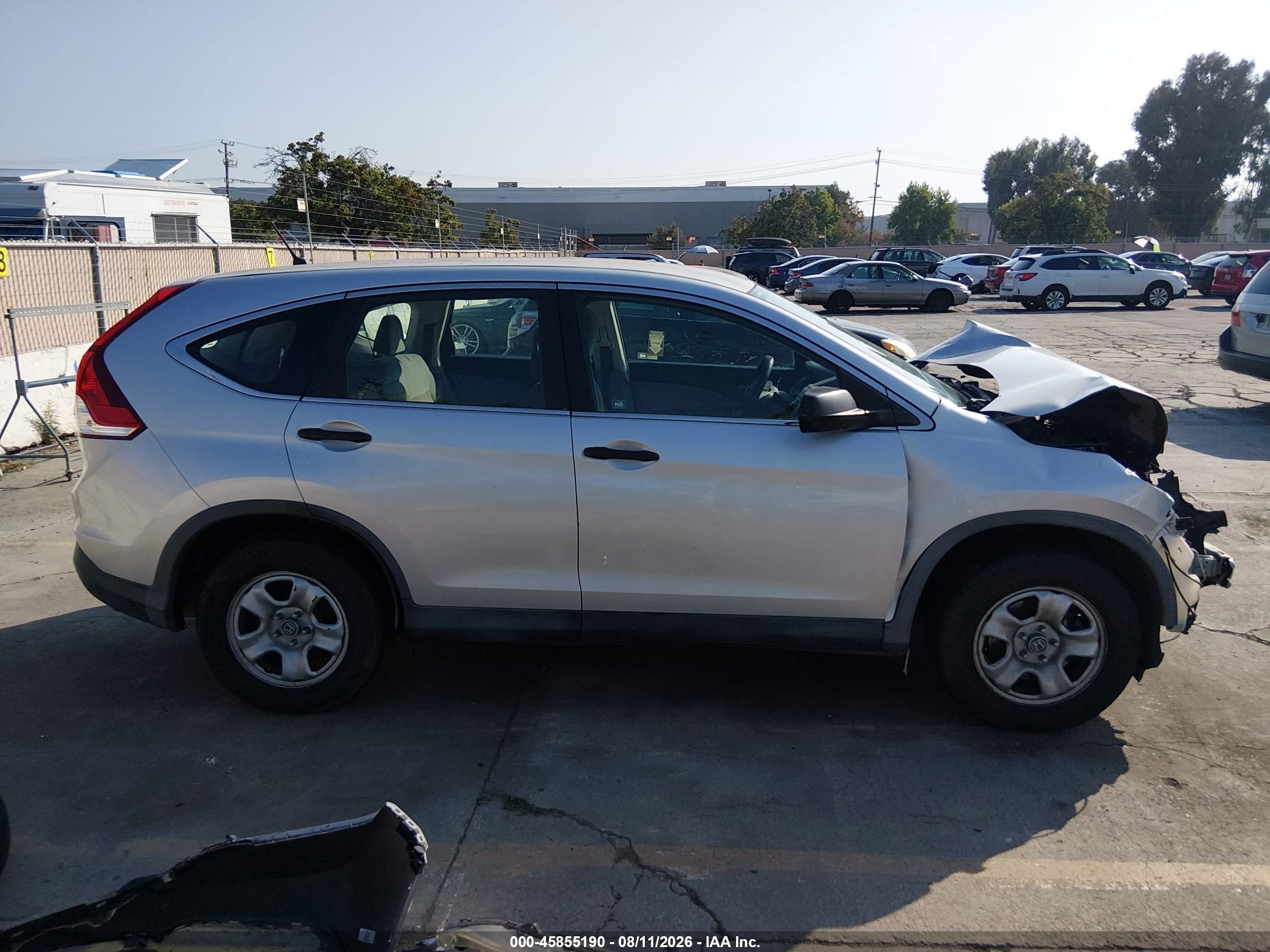 2012 Honda Cr-v Lx Silver vin: 2HKRM3H33CH512015