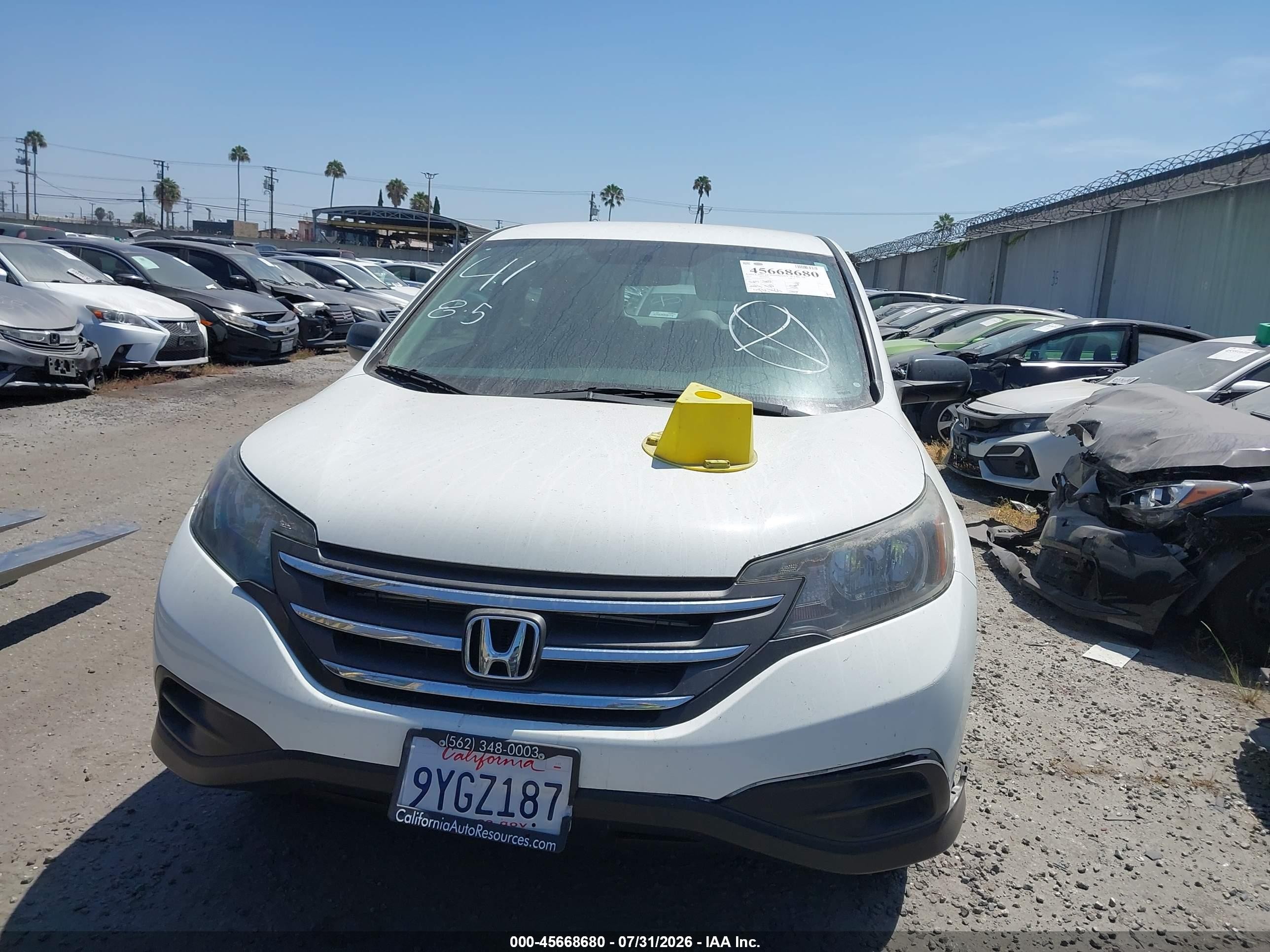 2012 Honda Cr-v Lx Белый vin: 2HKRM3H33CH513486