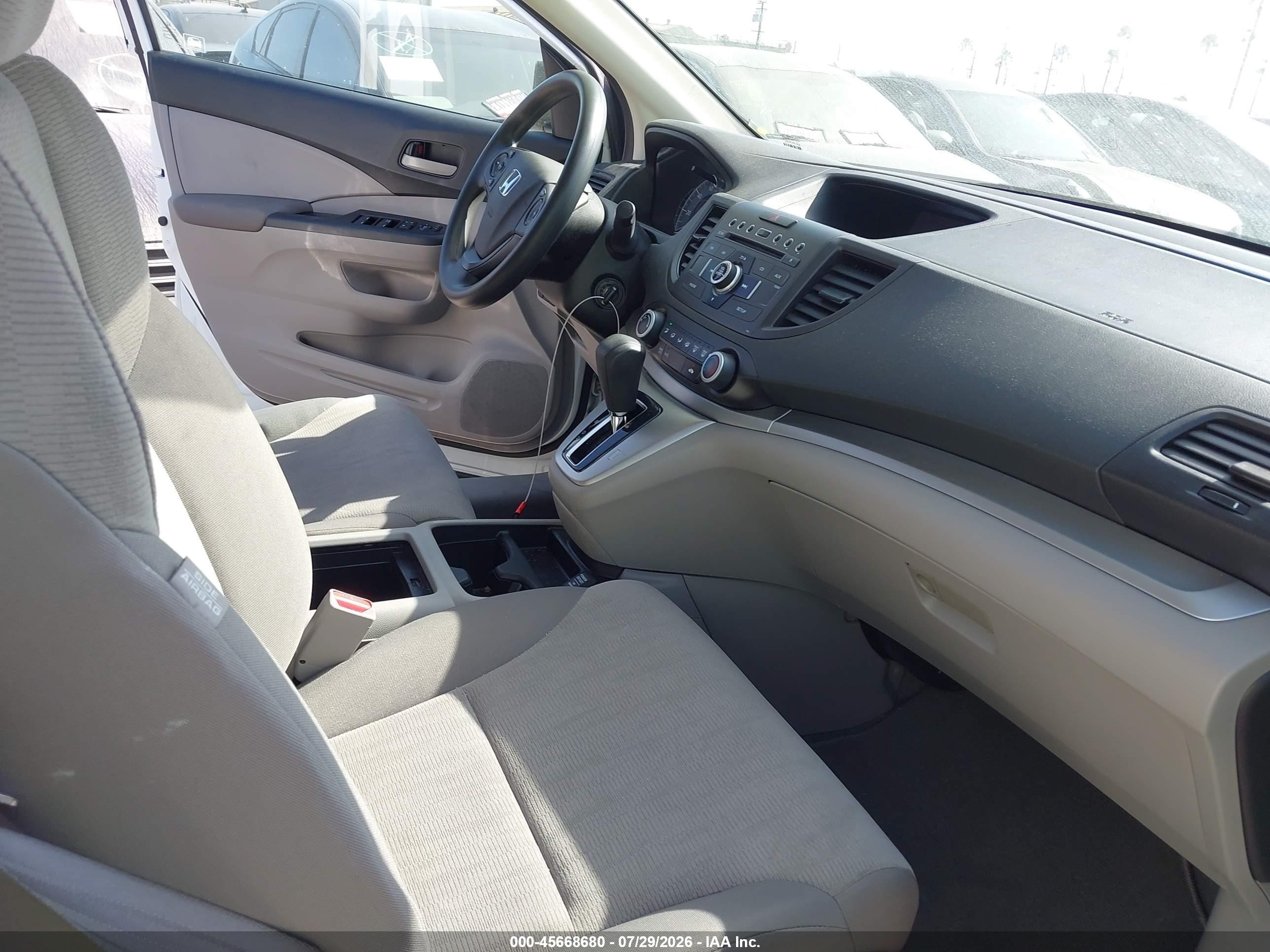 2012 Honda Cr-v Lx Белый vin: 2HKRM3H33CH513486