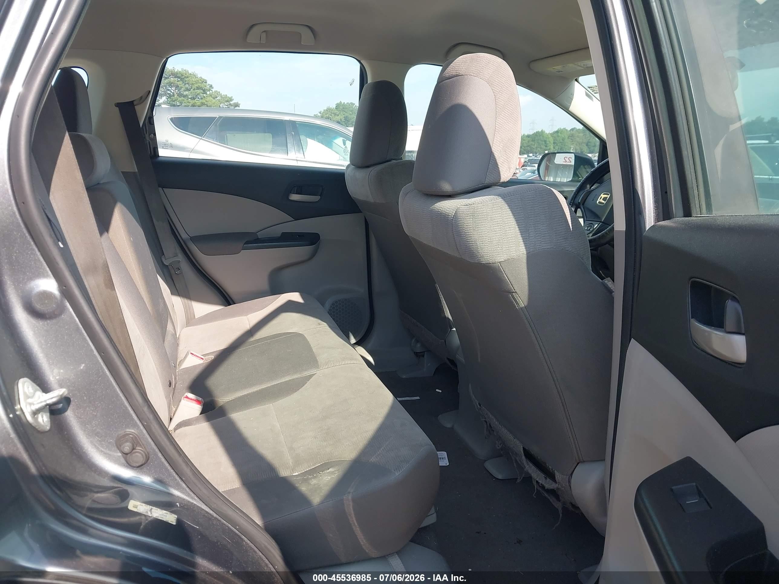 2013 Honda Cr-v Lx Gray vin: 2HKRM3H33DH505048