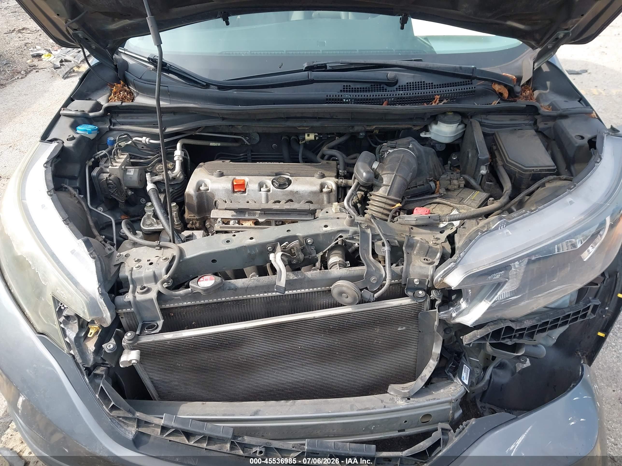 2013 Honda Cr-v Lx Gray vin: 2HKRM3H33DH505048