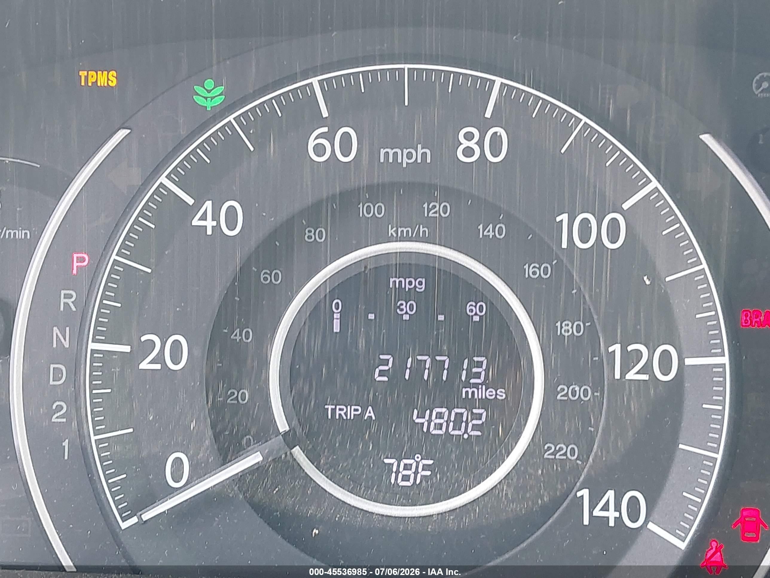 2013 Honda Cr-v Lx Gray vin: 2HKRM3H33DH505048