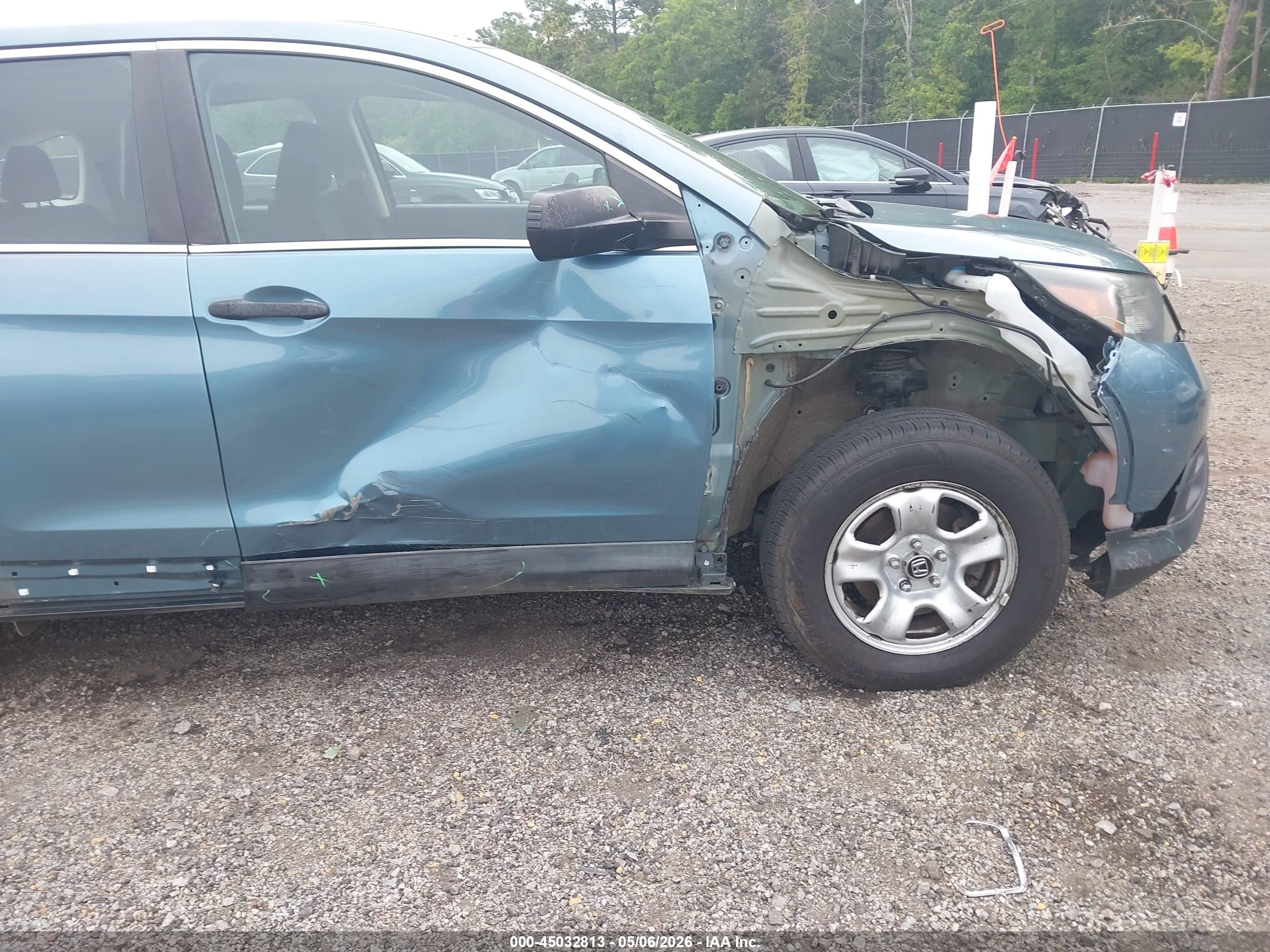 2014 Honda Cr-v Lx Light Blue vin: 2HKRM3H33EH503608
