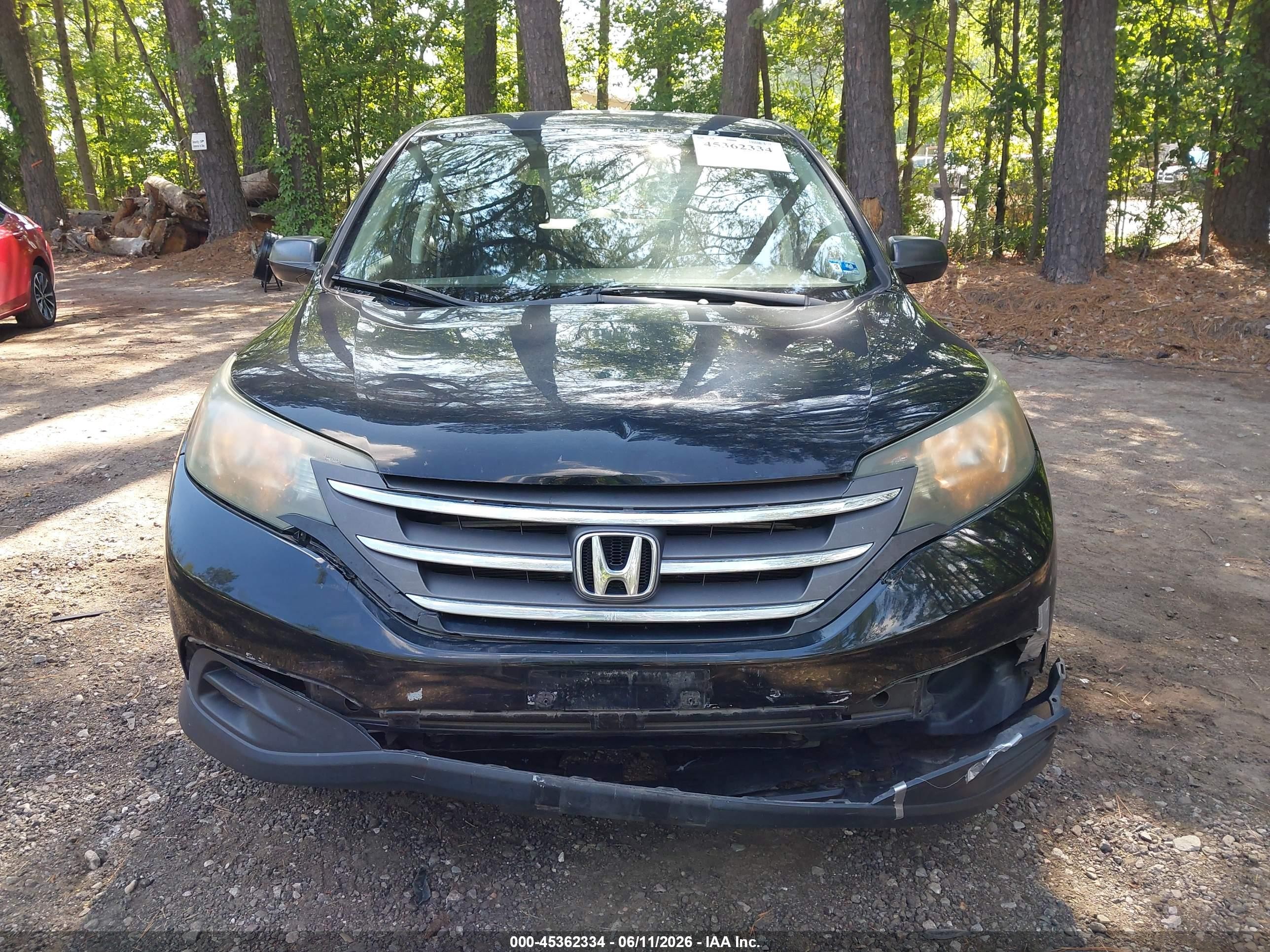 2014 Honda Cr-v Lx Black vin: 2HKRM3H33EH545700