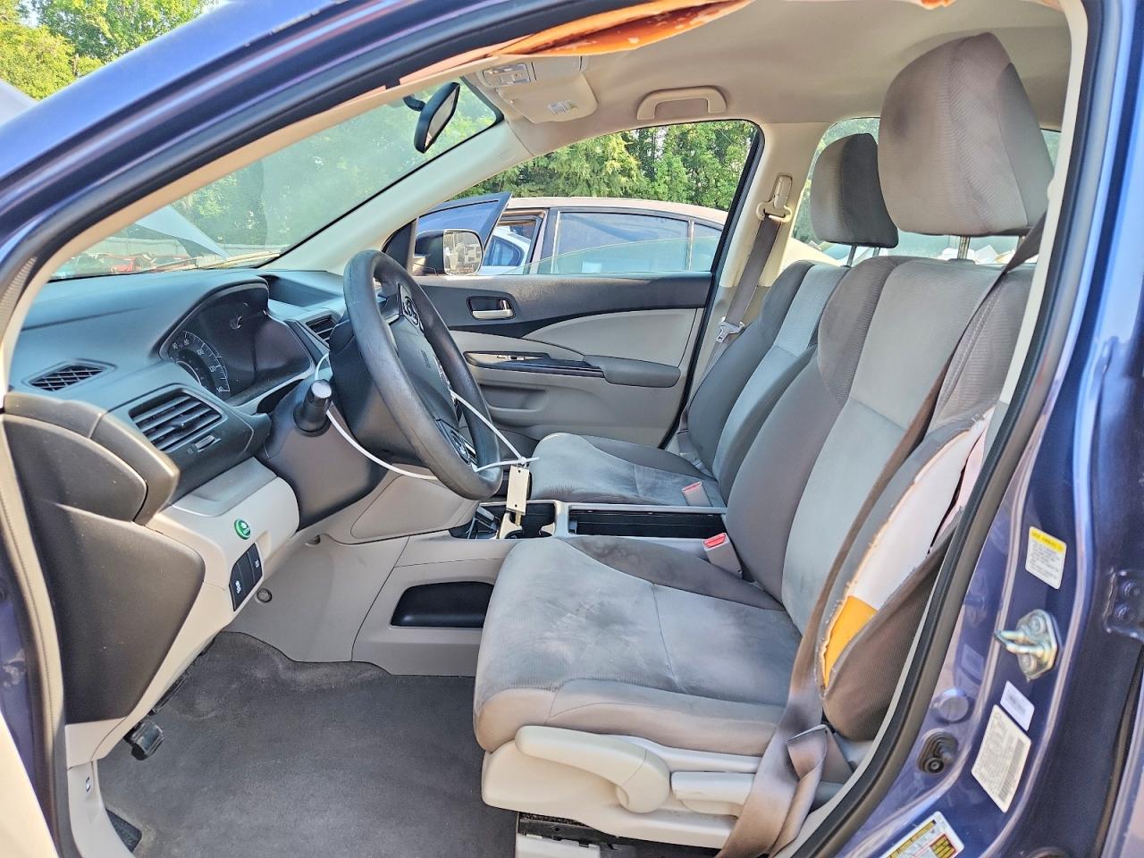 2014 Honda Cr-v Lx Blue vin: 2HKRM3H33EH556597