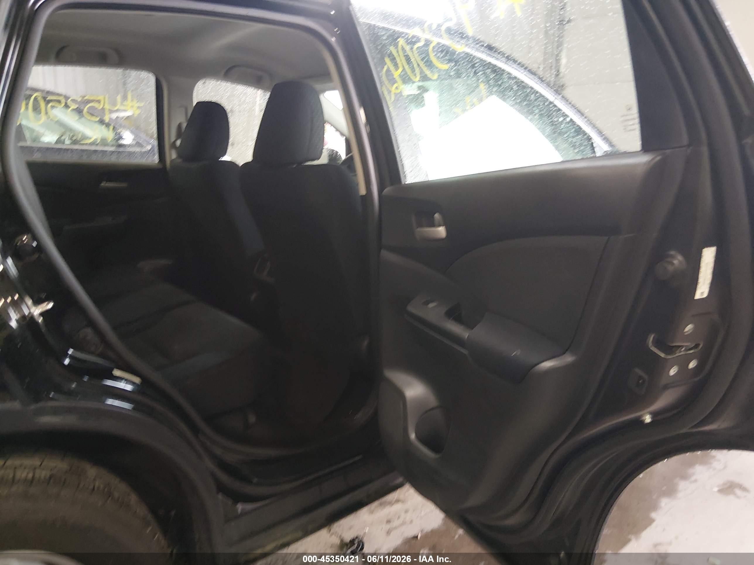 2015 Honda Cr-v Lx Black vin: 2HKRM3H33FH512326