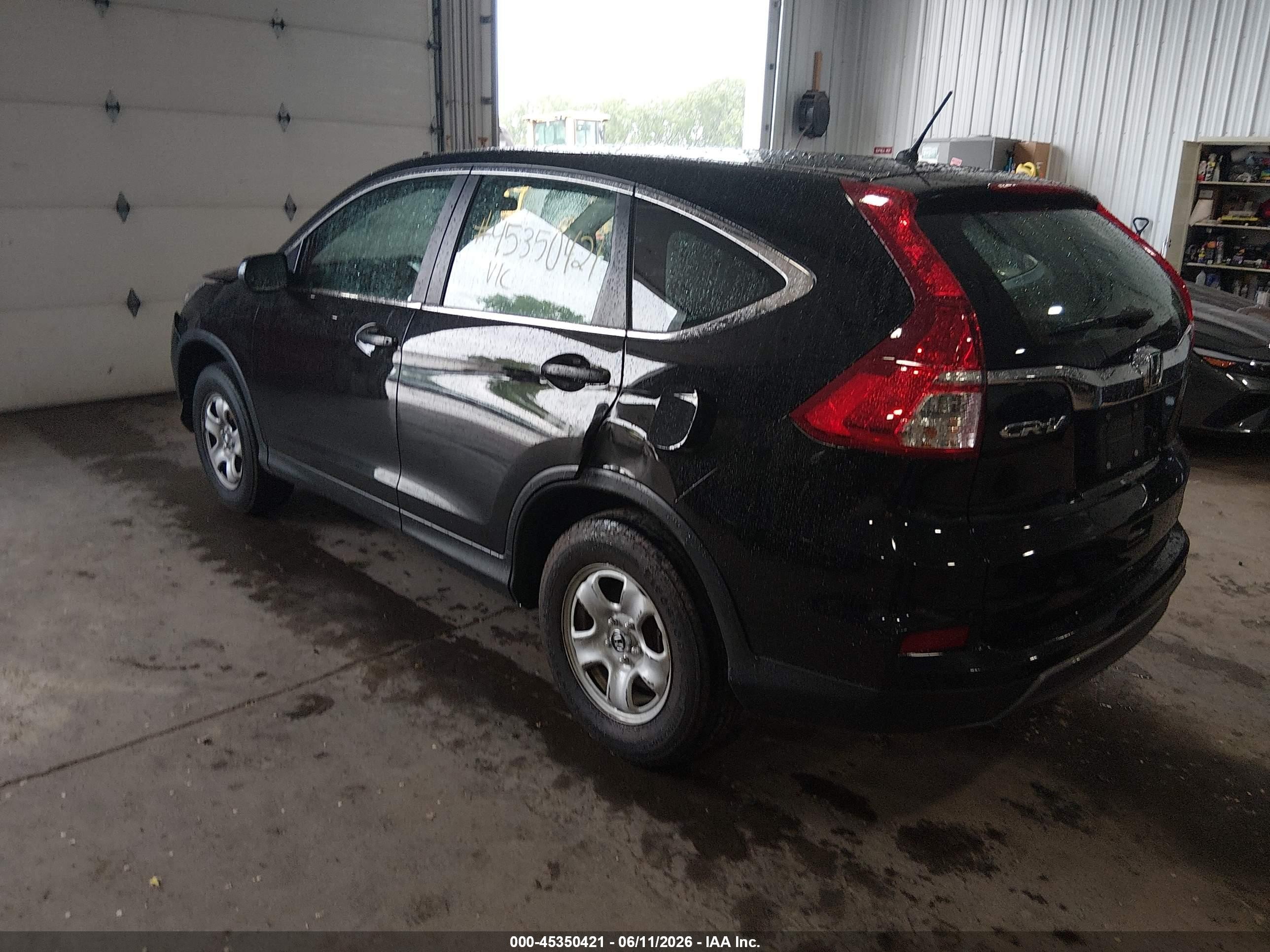 2015 Honda Cr-v Lx Black vin: 2HKRM3H33FH512326