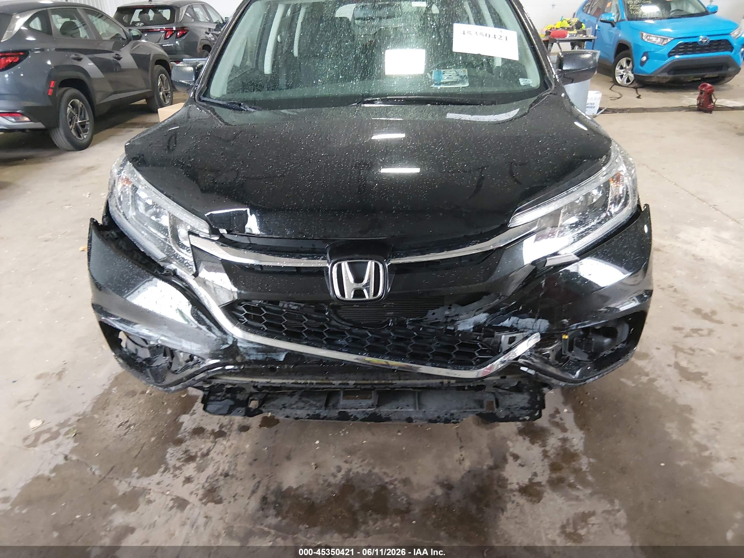 2015 Honda Cr-v Lx Black vin: 2HKRM3H33FH512326