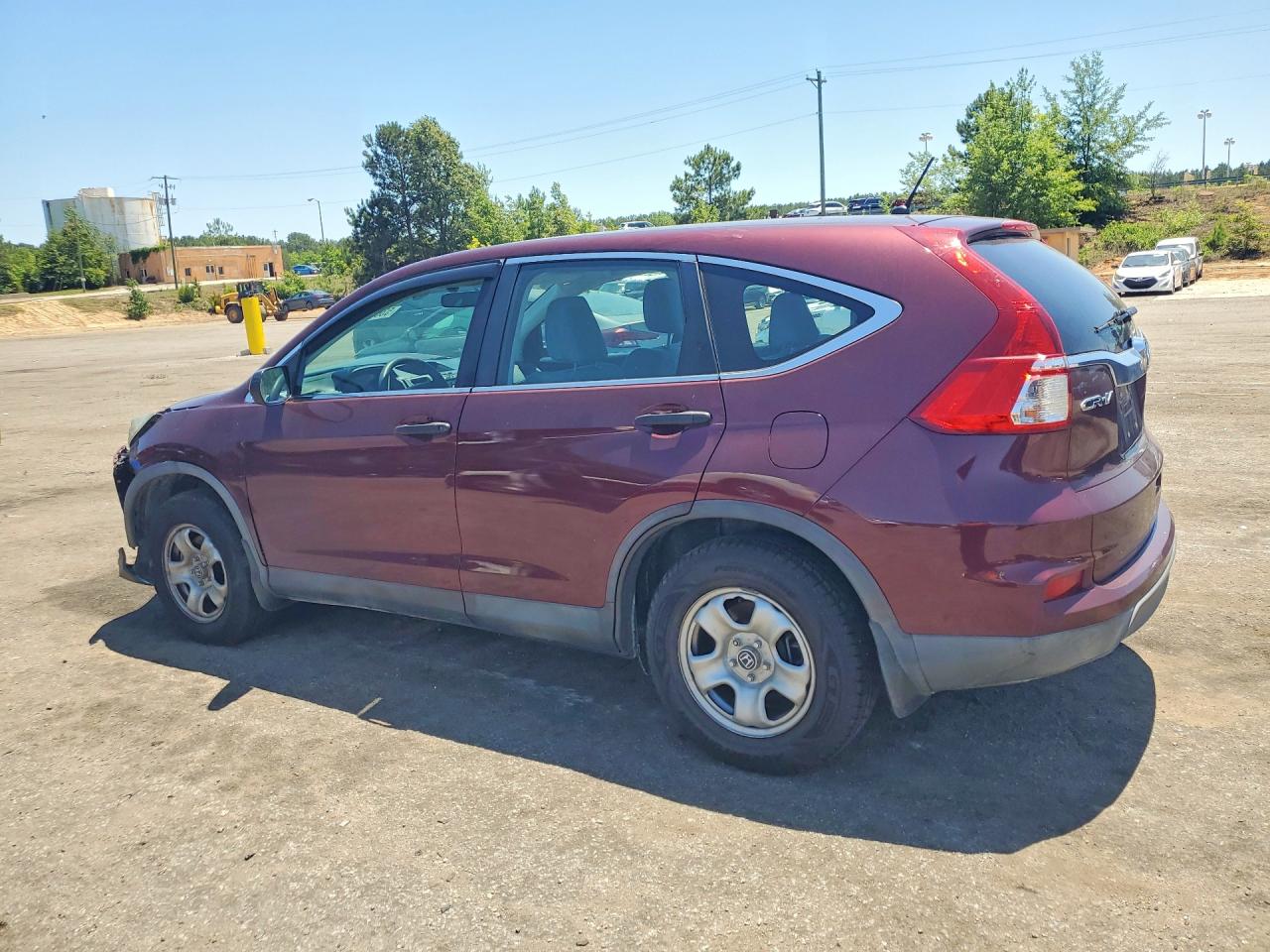 2015 Honda Cr-v Lx Burgundy vin: 2HKRM3H33FH516294