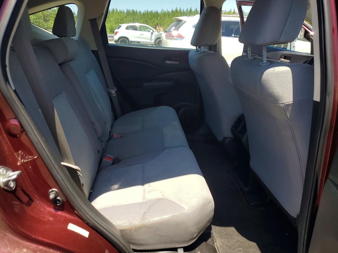 2015 Honda Cr-v Lx Burgundy vin: 2HKRM3H33FH516294