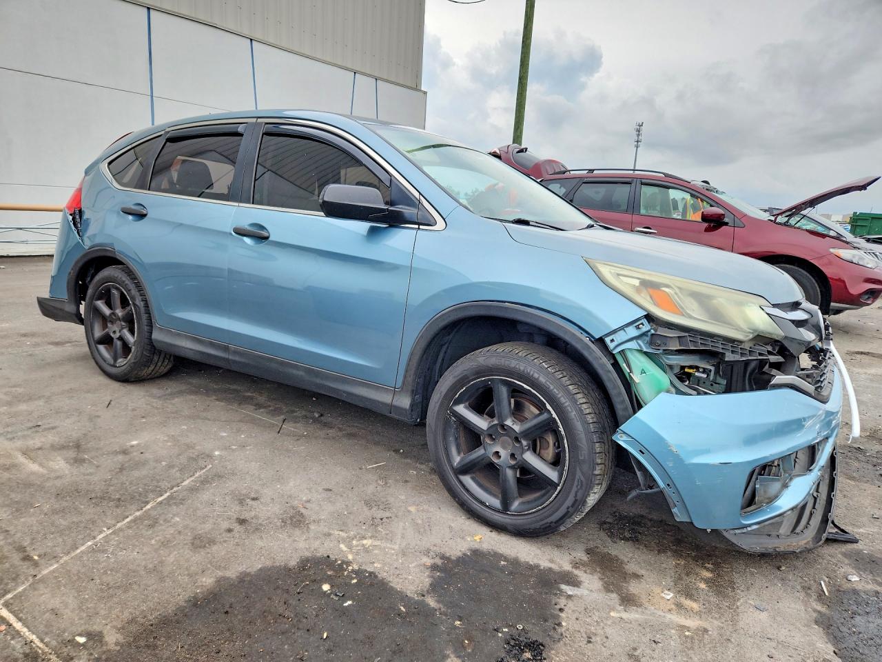 2015 Honda Cr-v Lx Бирюзовый vin: 2HKRM3H33FH519485