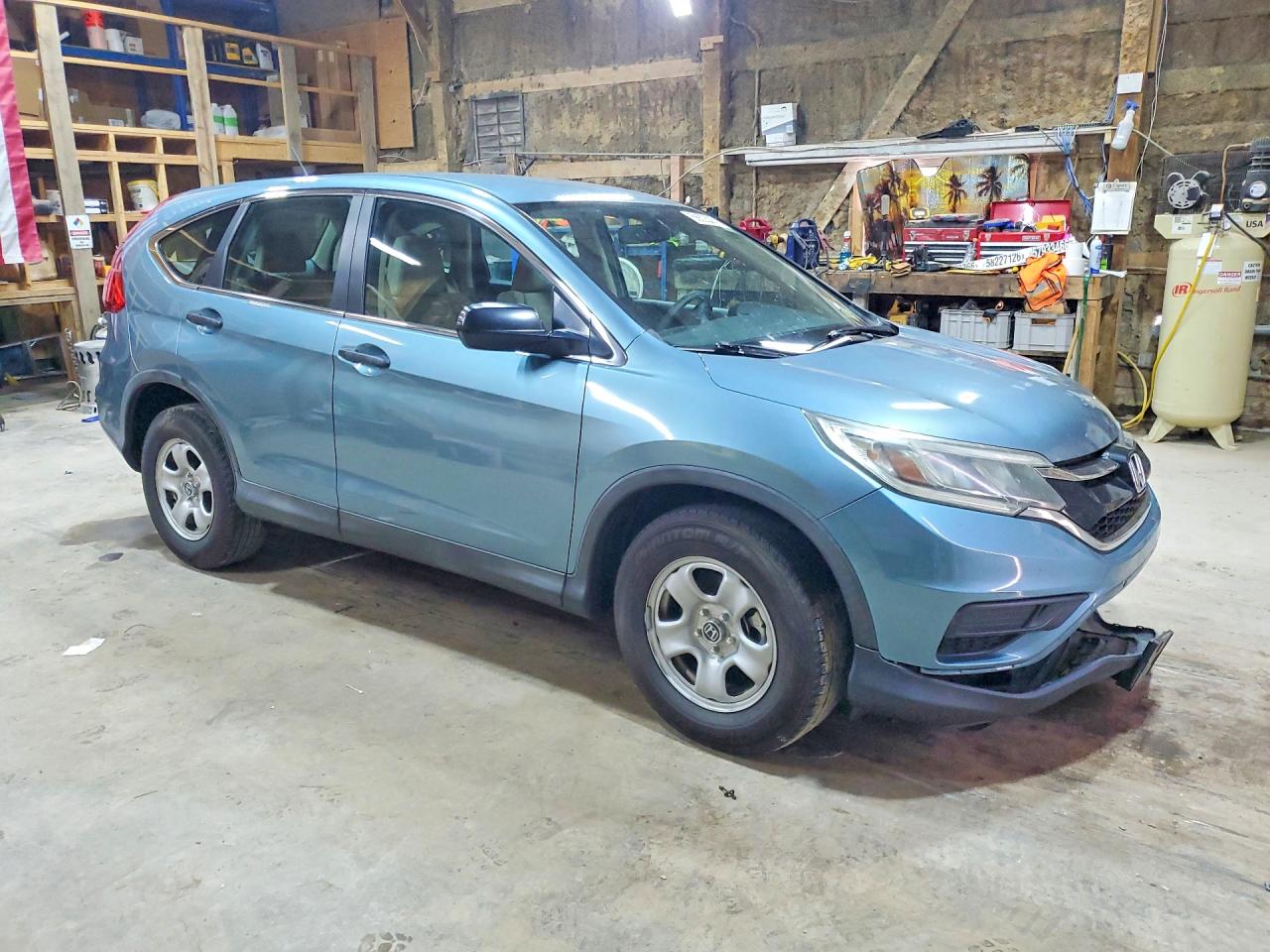 2015 Honda Cr-v Lx Blue vin: 2HKRM3H33FH530681