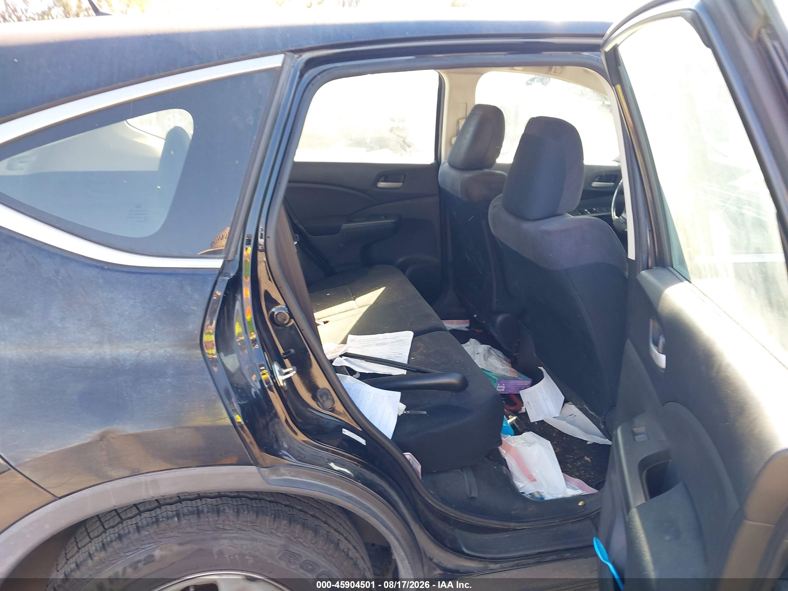 2012 Honda Cr-v Lx Черный vin: 2HKRM3H34CH508622