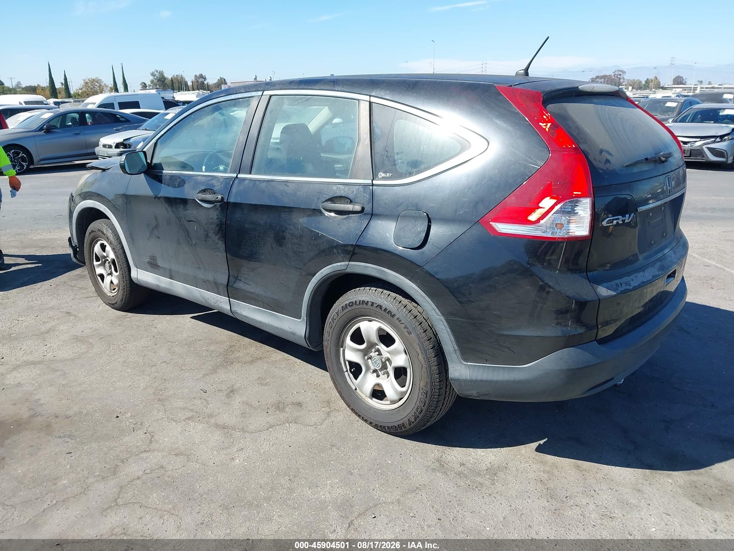 2012 Honda Cr-v Lx Черный vin: 2HKRM3H34CH508622