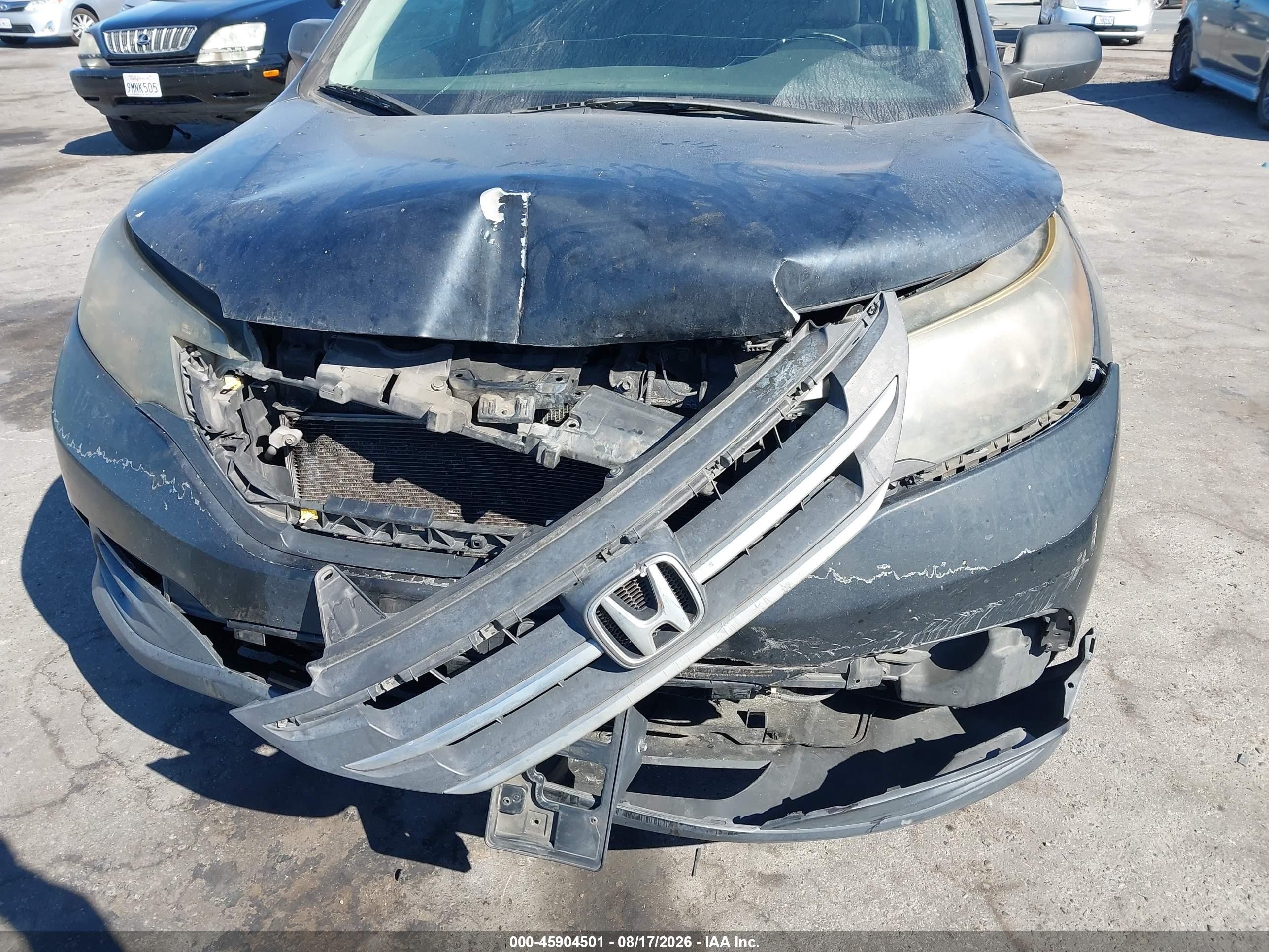 2012 Honda Cr-v Lx Черный vin: 2HKRM3H34CH508622